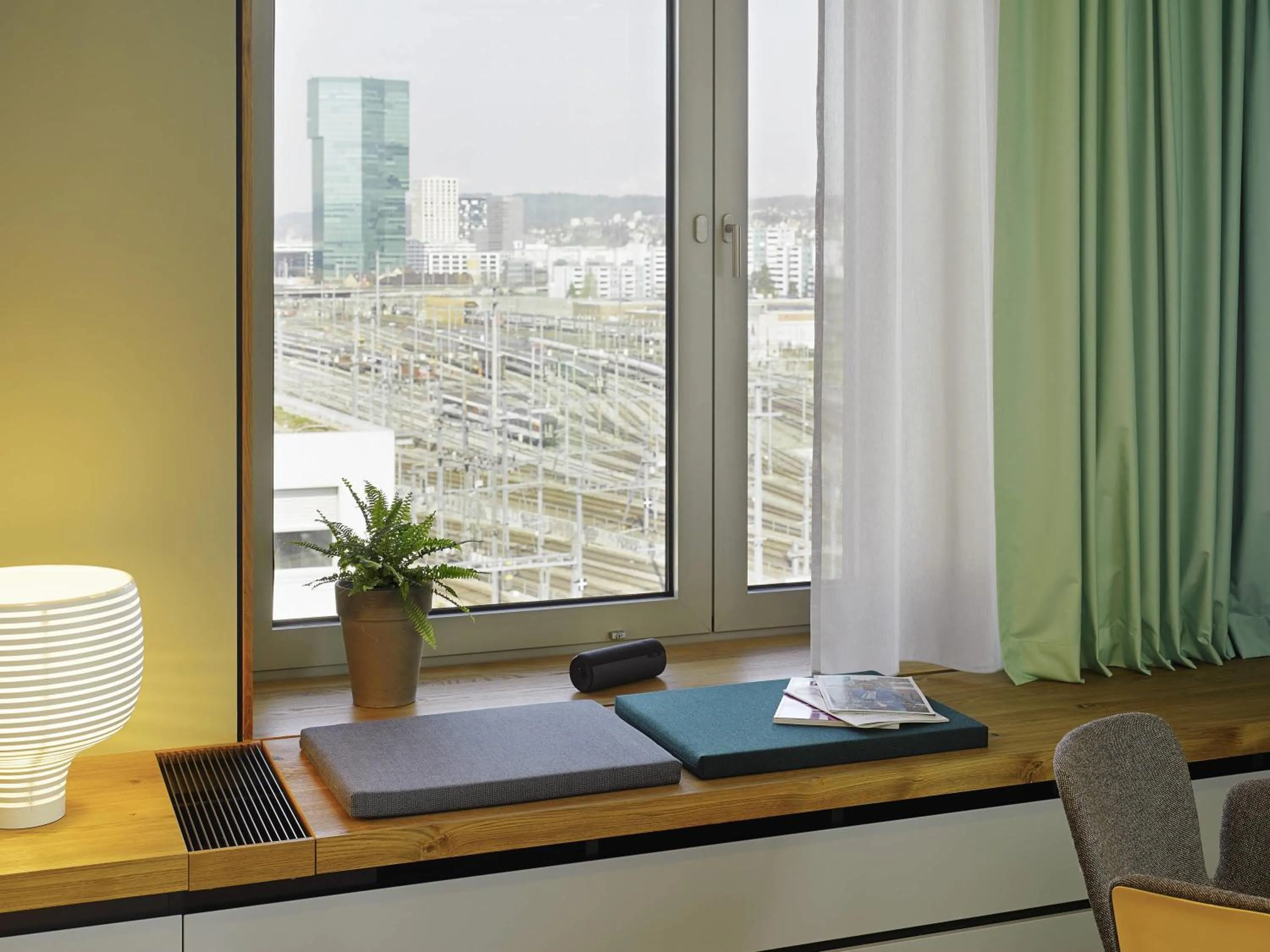 Bedroom in 25hours Hotel Langstrasse