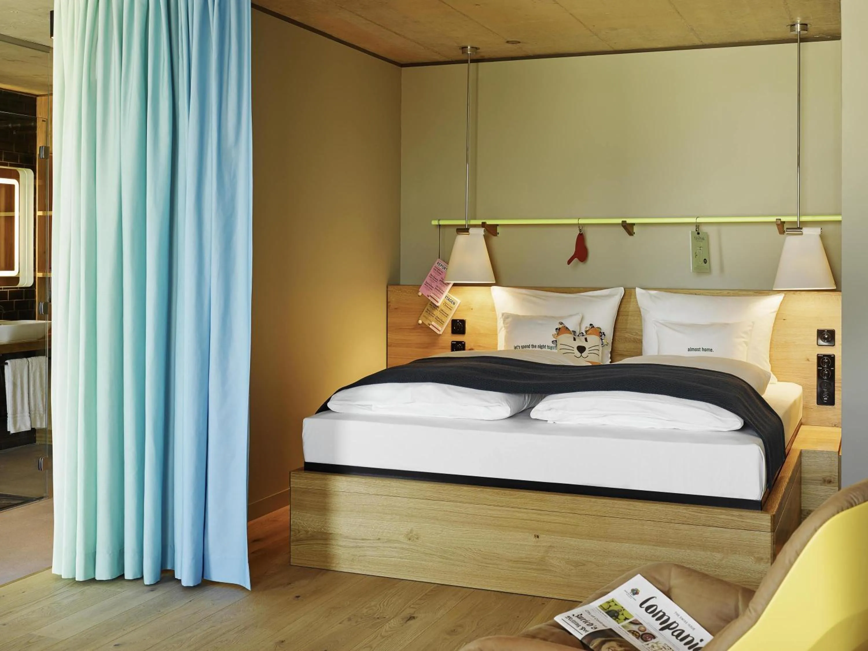 Bedroom, Bed in 25hours Hotel Langstrasse