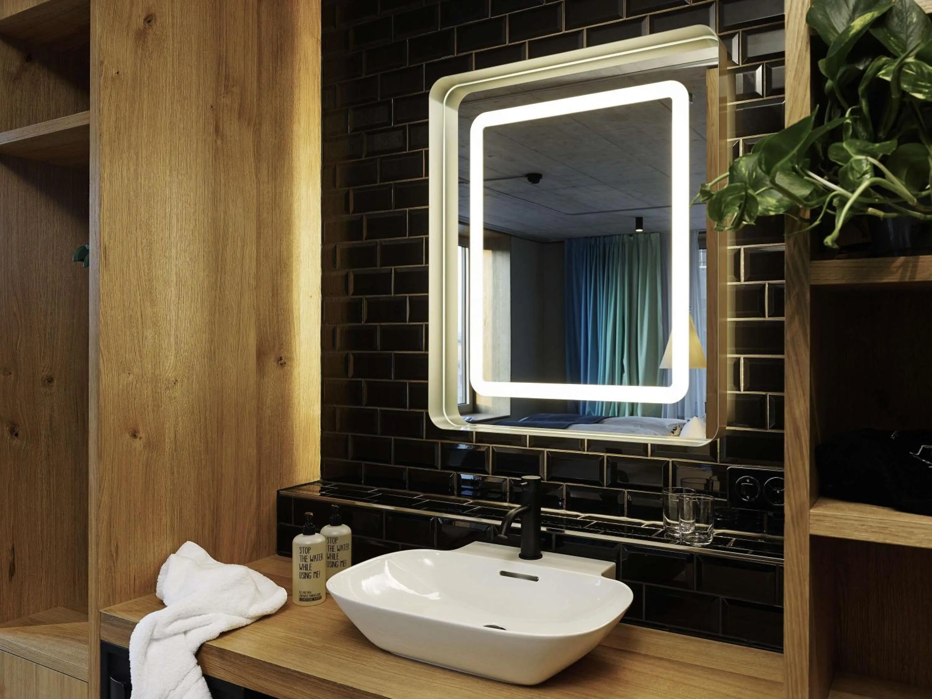 Bedroom in 25hours Hotel Langstrasse