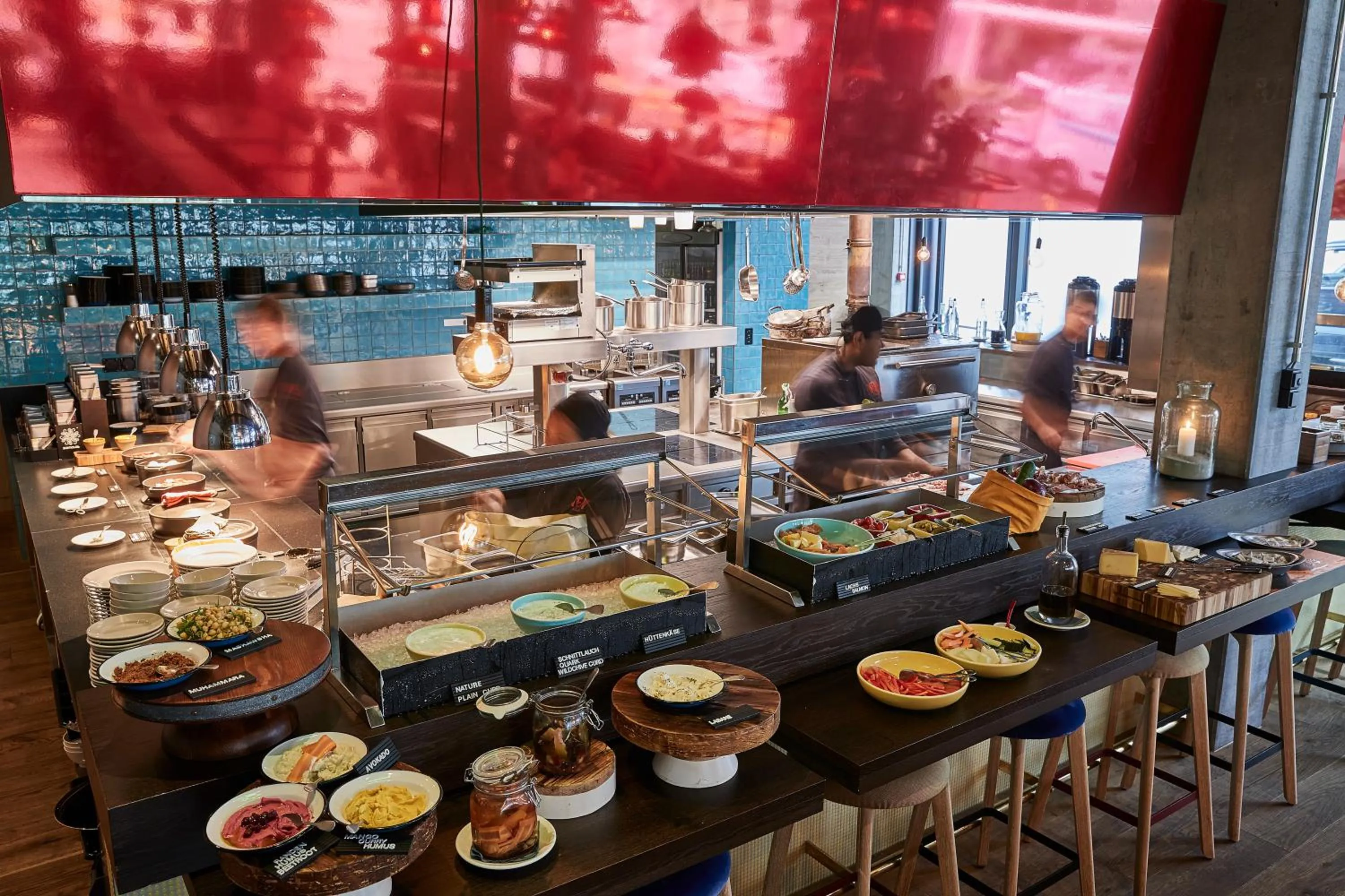 Continental breakfast in 25hours Hotel Langstrasse