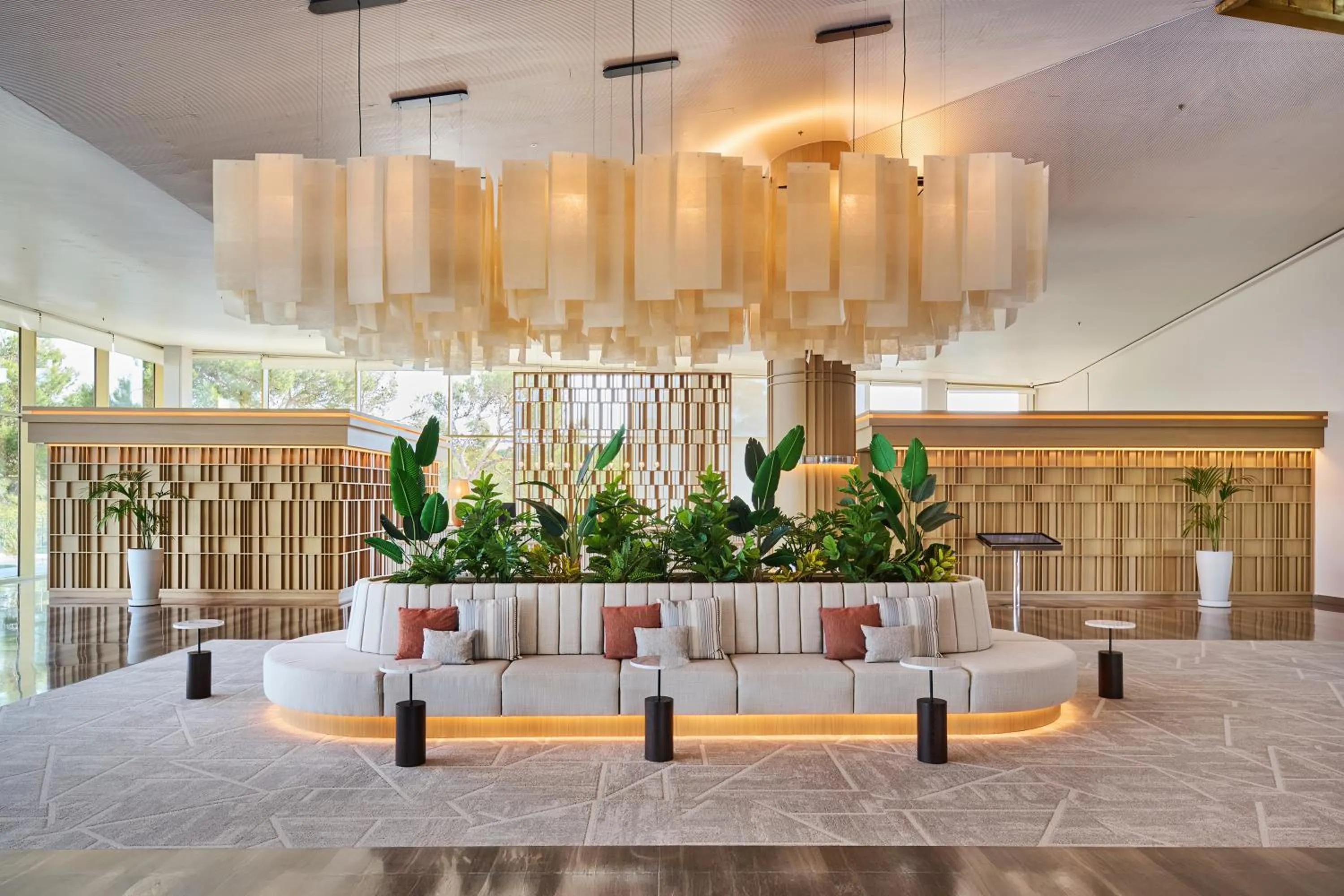 Lobby or reception in Hipotels Playa de Palma Palace&Spa