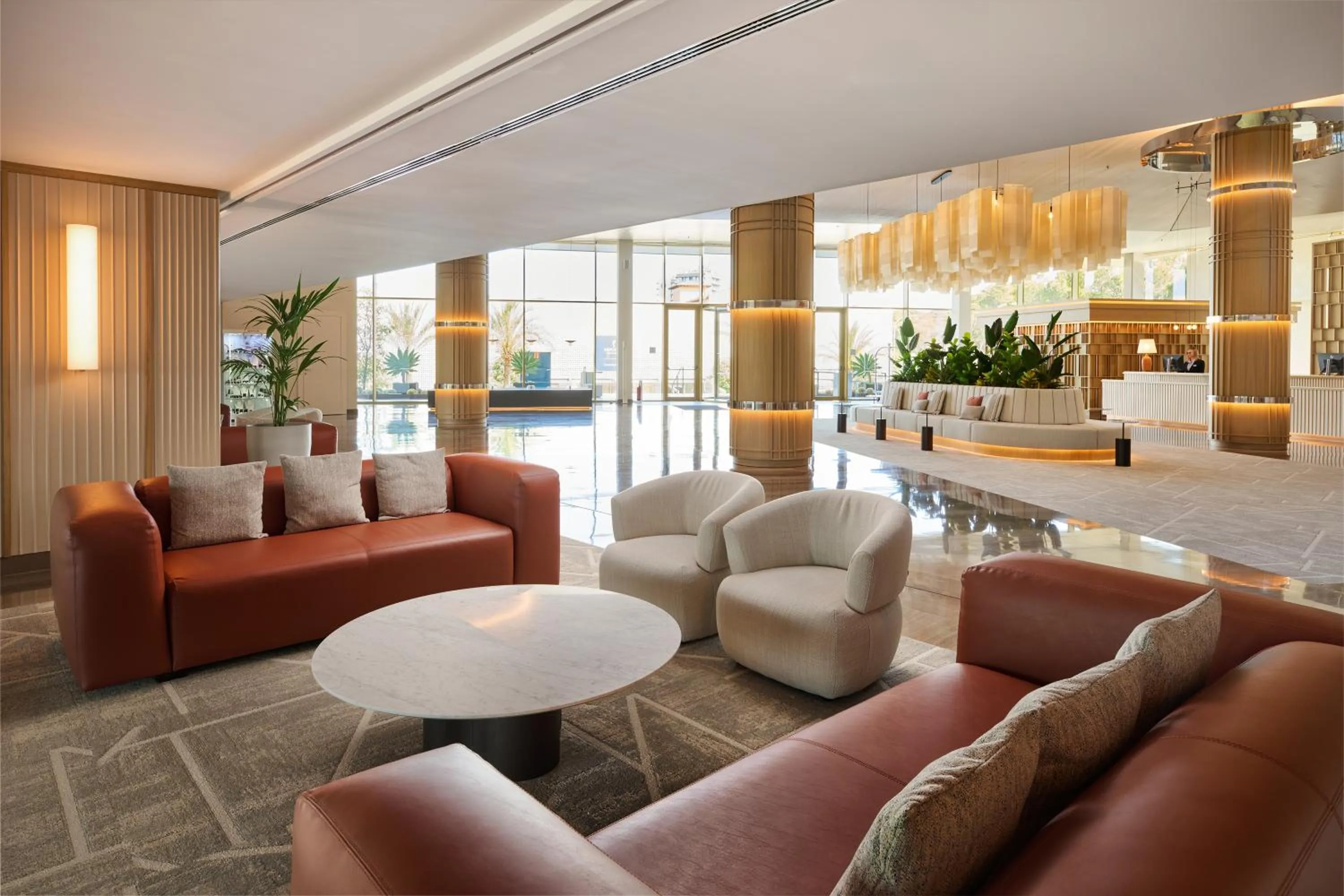 Lobby or reception in Hipotels Playa de Palma Palace&Spa