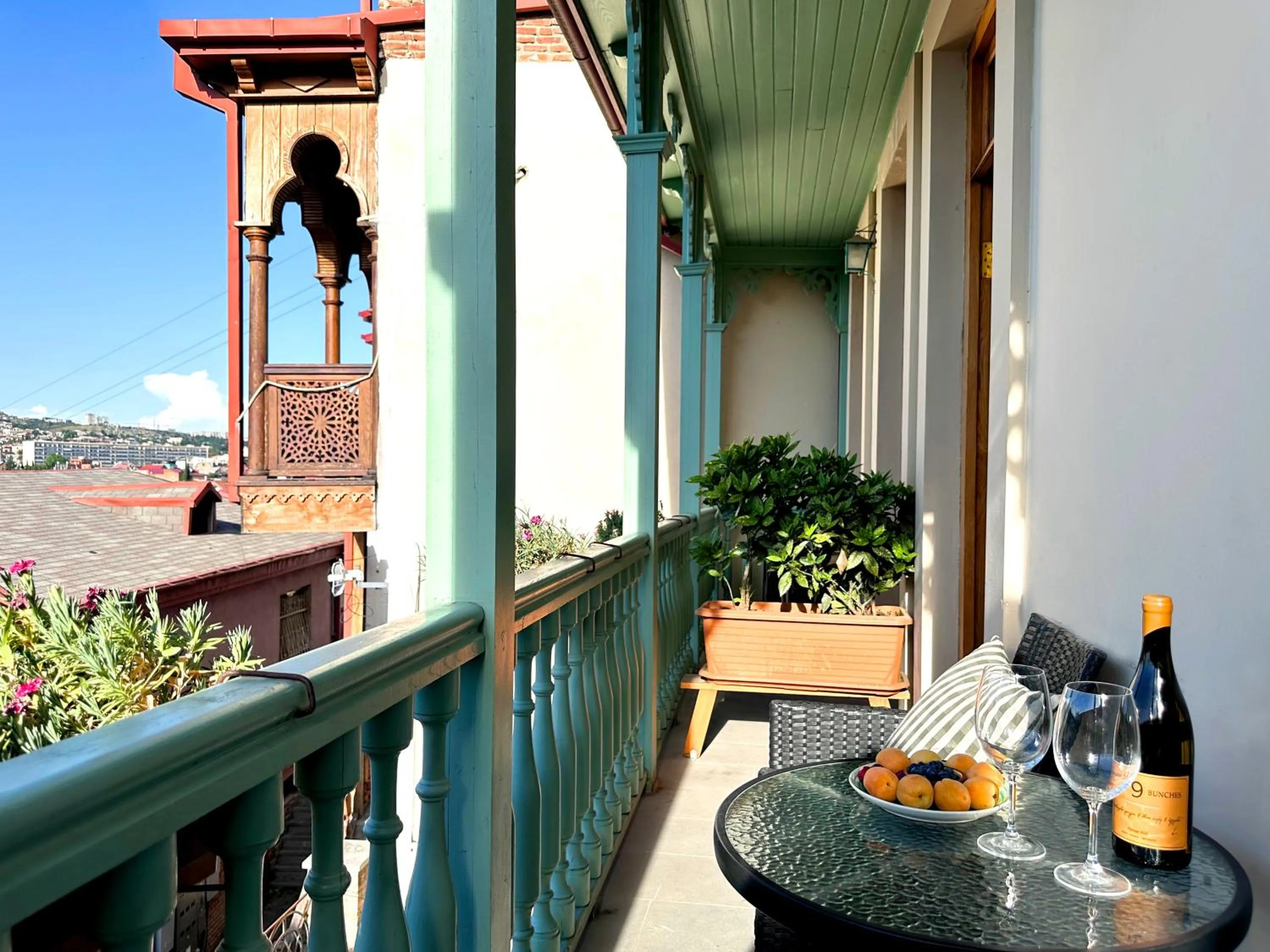 Balcony/Terrace in Betlemi Old Town Hotel