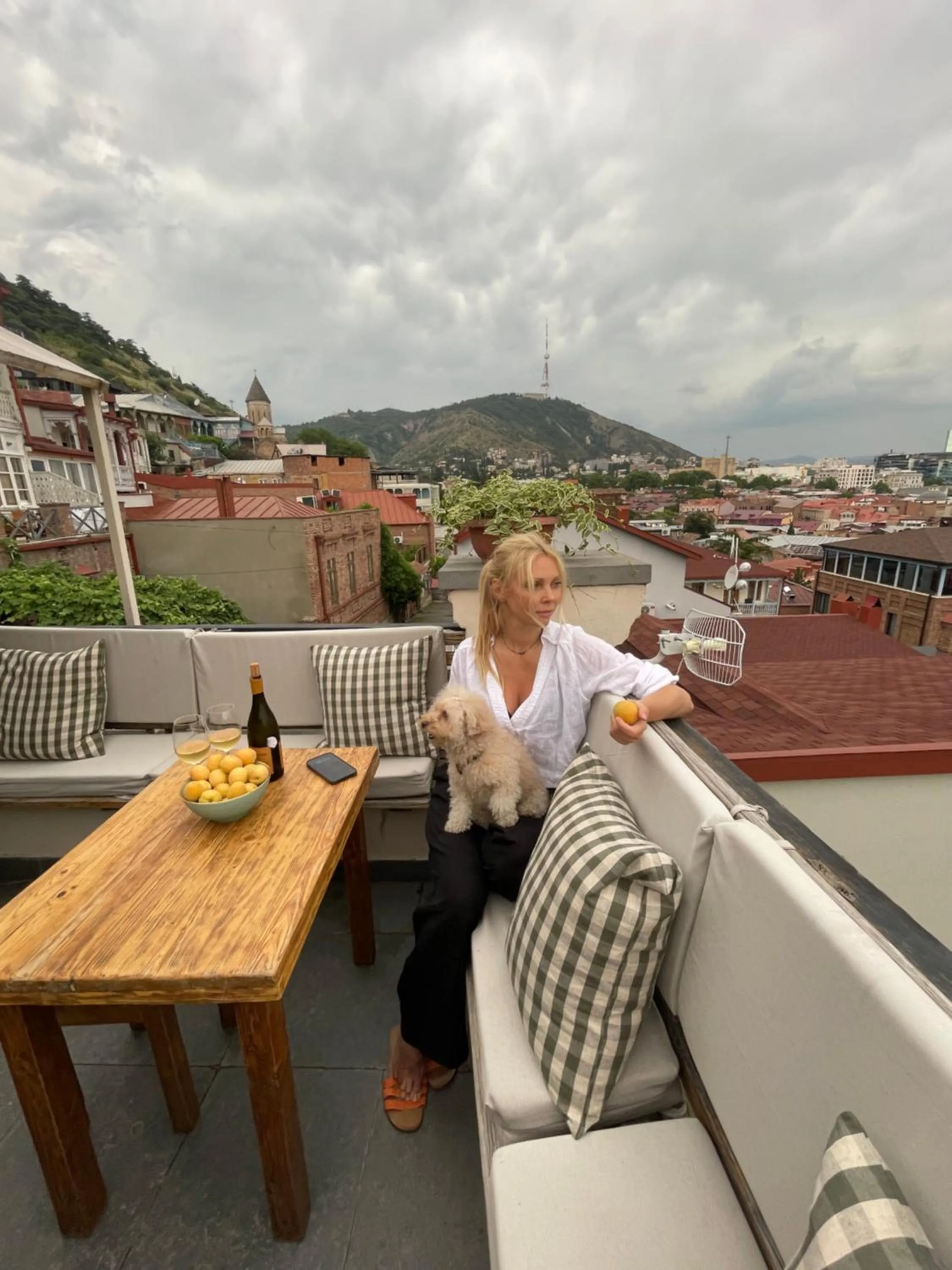 Balcony/Terrace in Betlemi Old Town Hotel