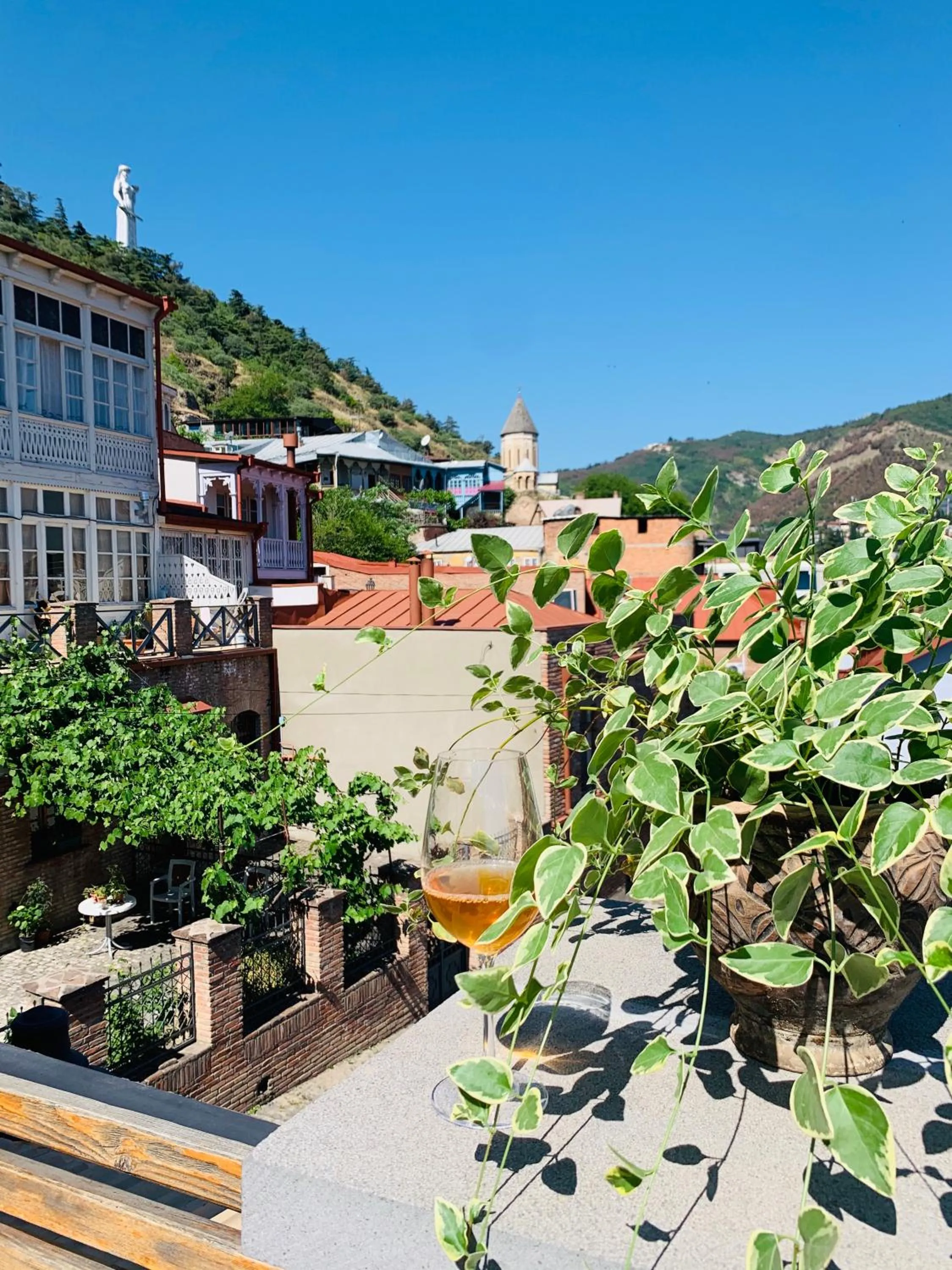 Patio in Betlemi Old Town Hotel