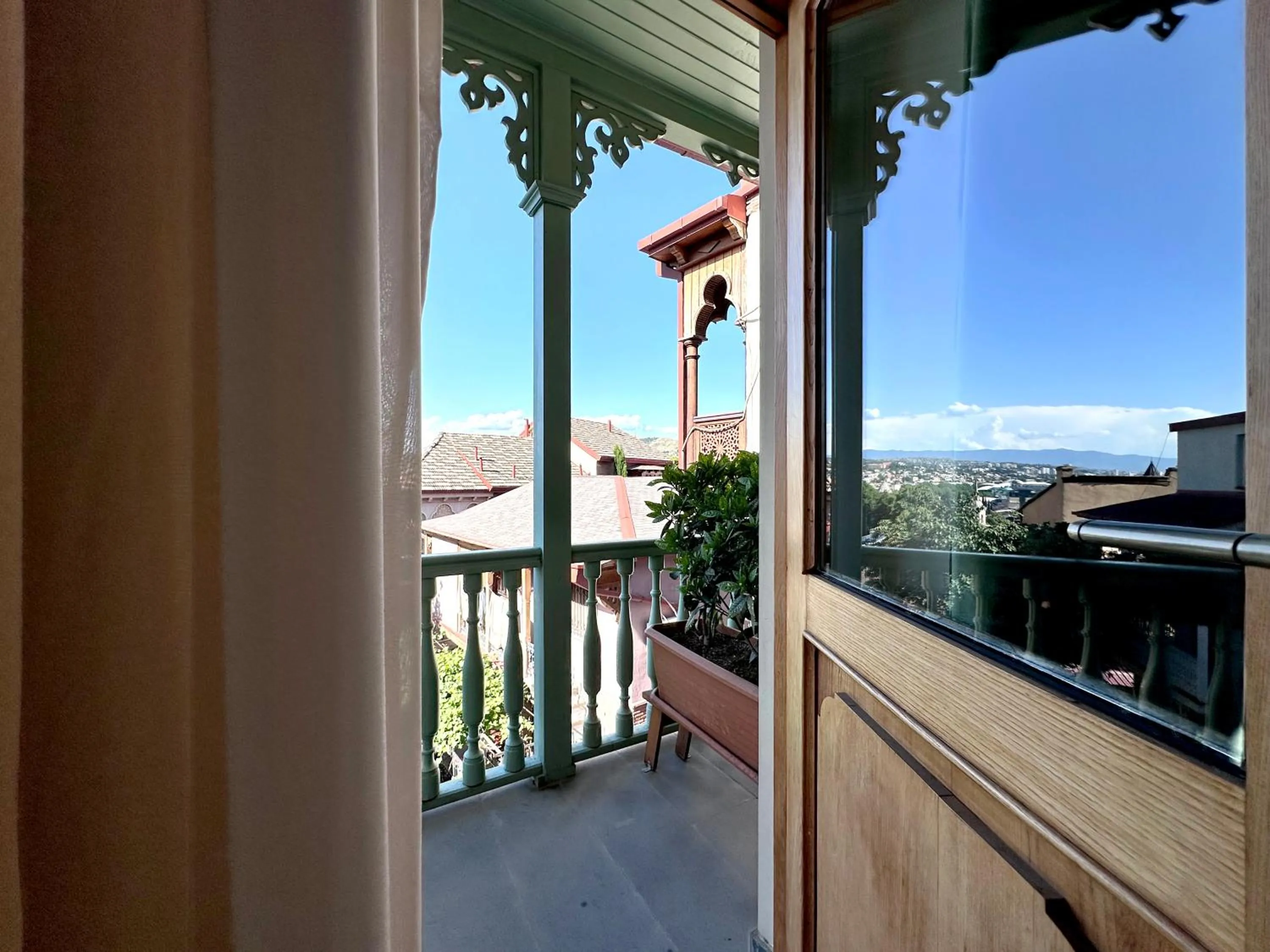 Balcony/Terrace in Betlemi Old Town Hotel