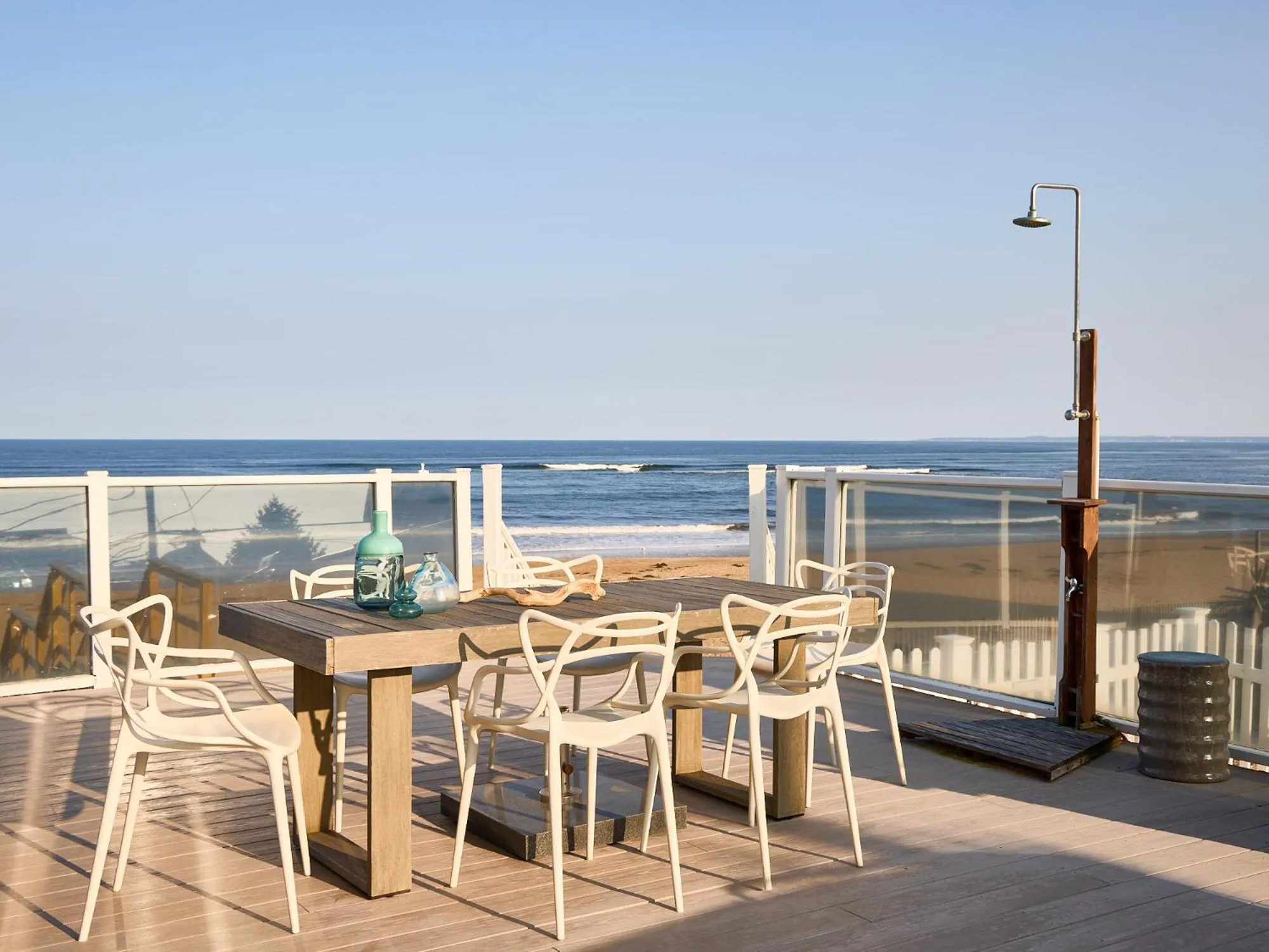 Balcony/Terrace in Blue - Inn on the Beach
