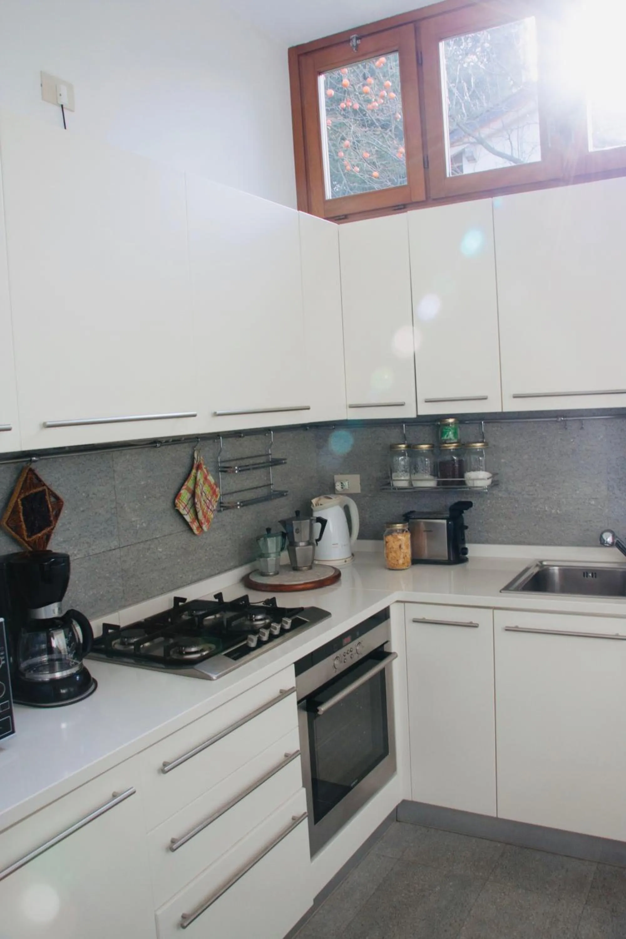 Kitchen or kitchenette in Agriturismo Castello di Vezio