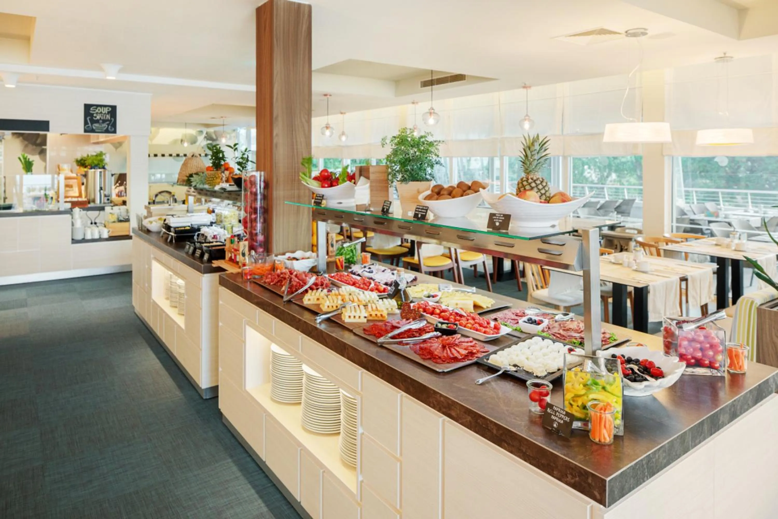 Buffet breakfast in Girandella Resort, Valamar Collection