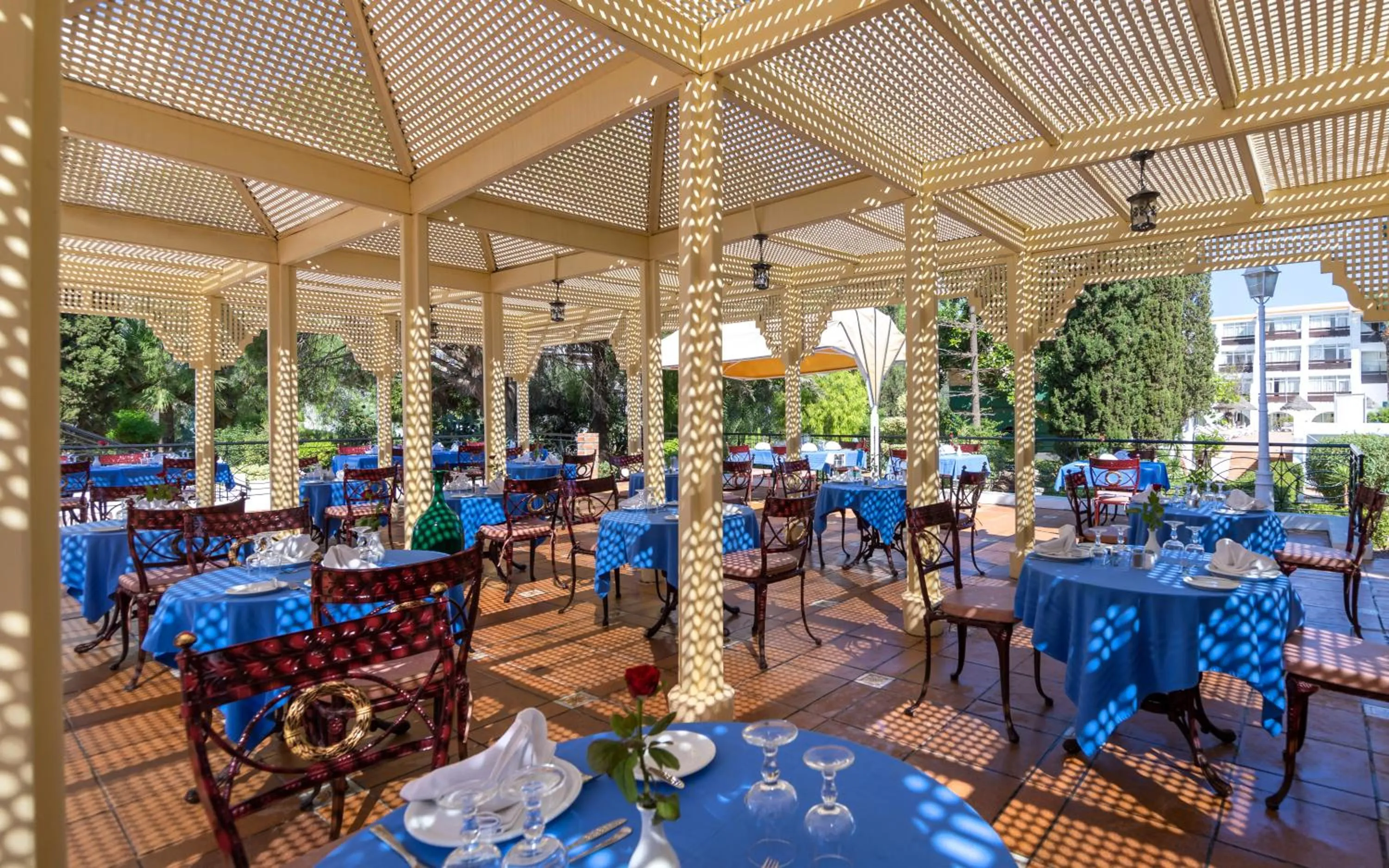 Patio in Marhaba Salem - Family Only