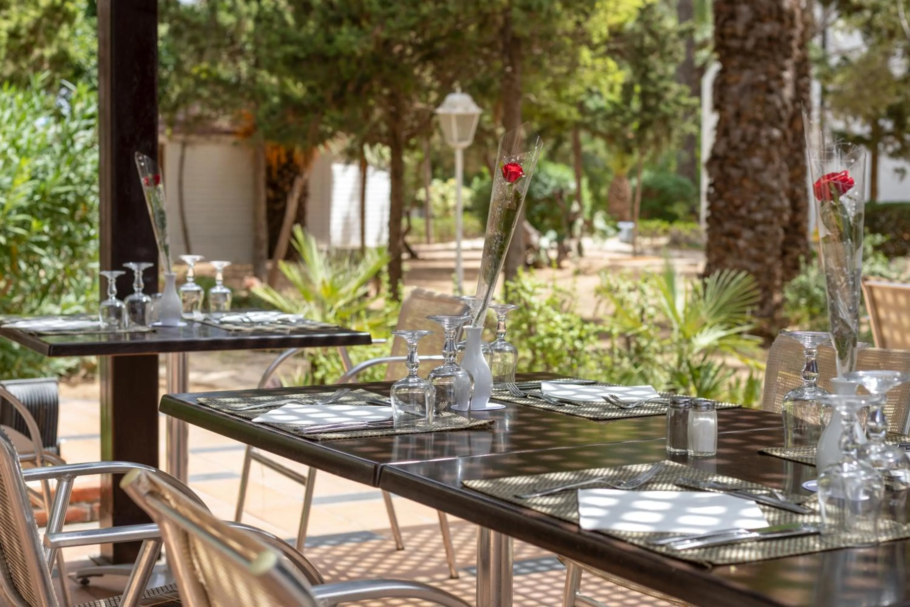 Patio in Marhaba Salem - Family Only