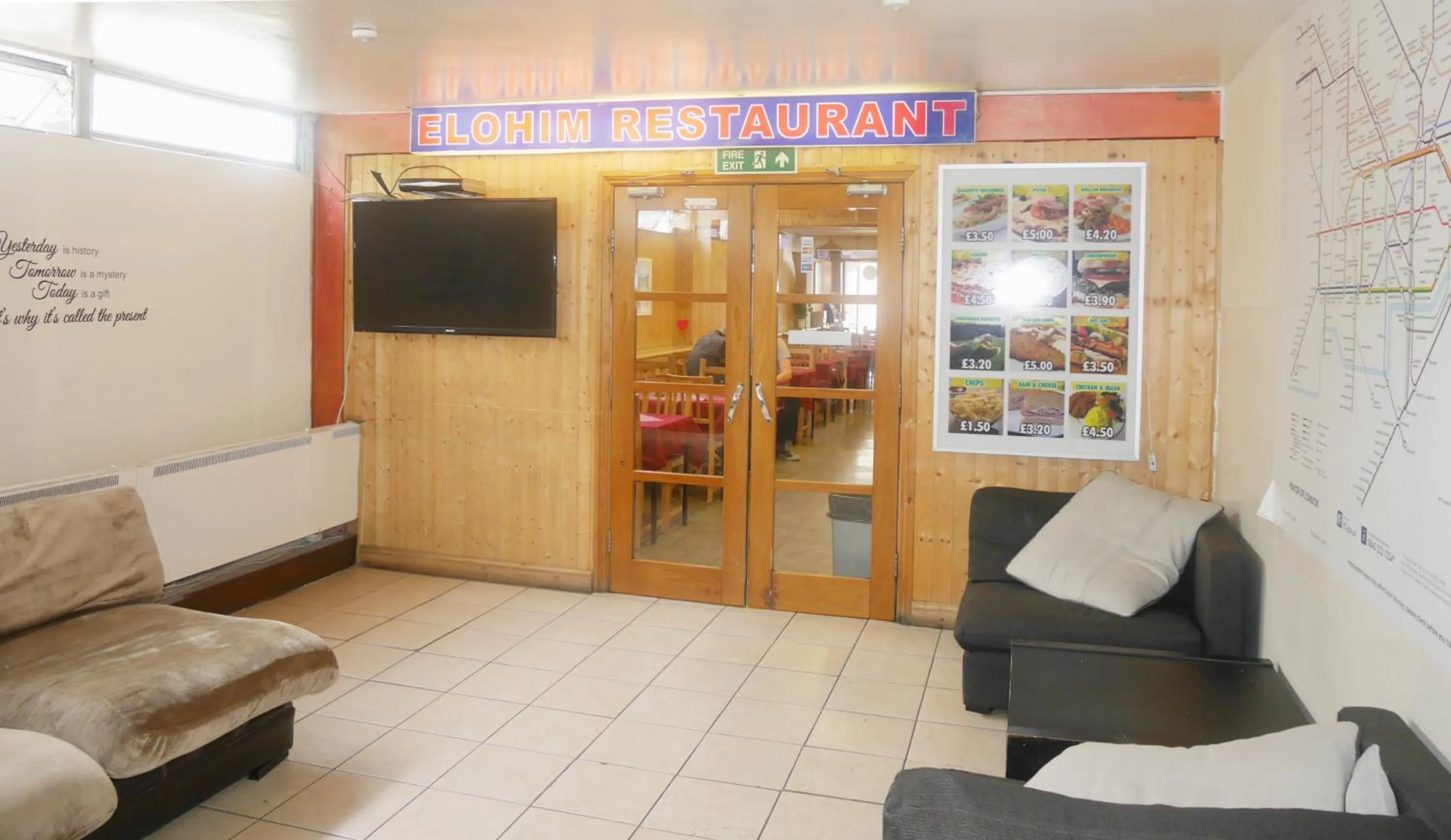 Restaurant/places to eat in Kensal Green Backpackers 2