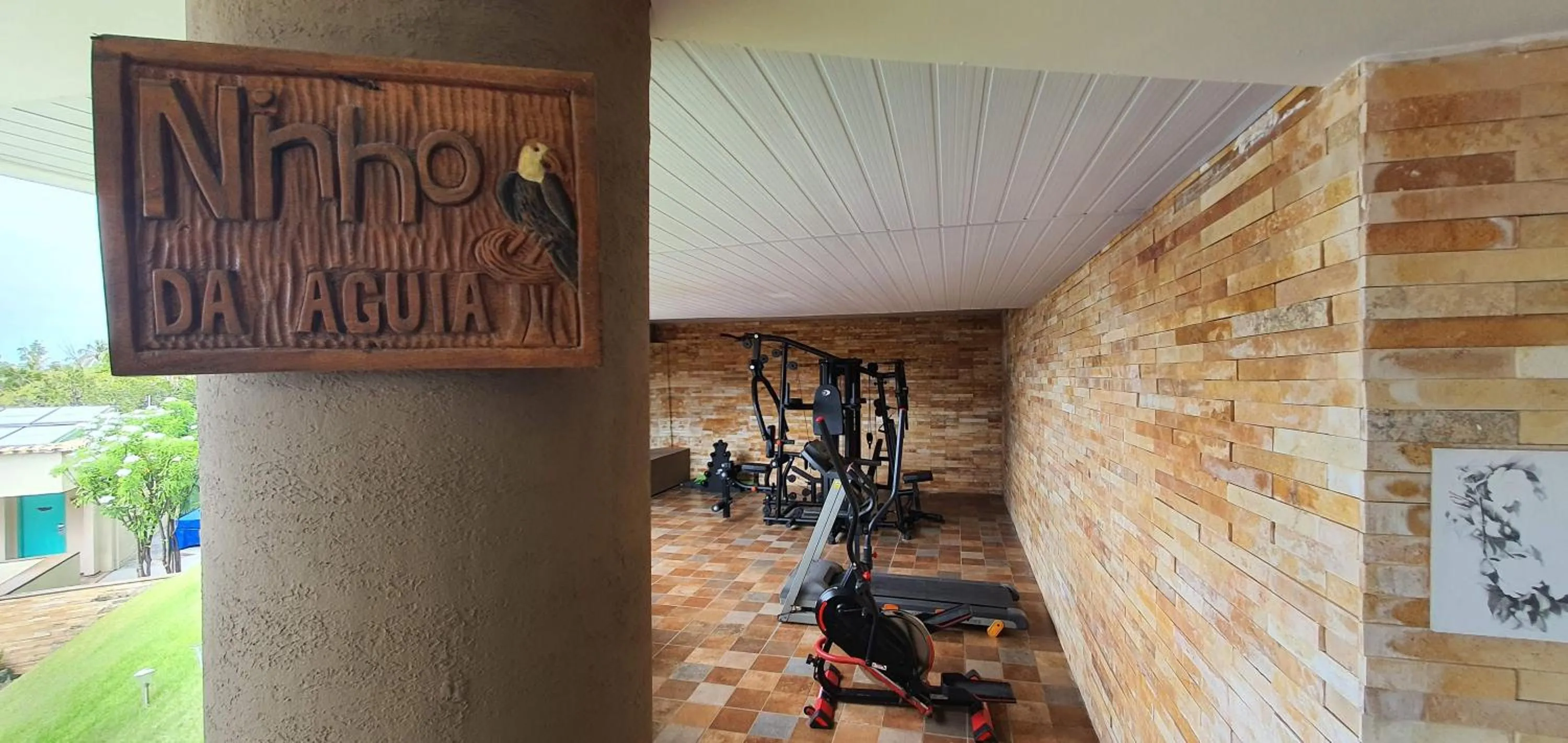 Fitness centre/facilities in Hotel Santuário das Águias by Nobile