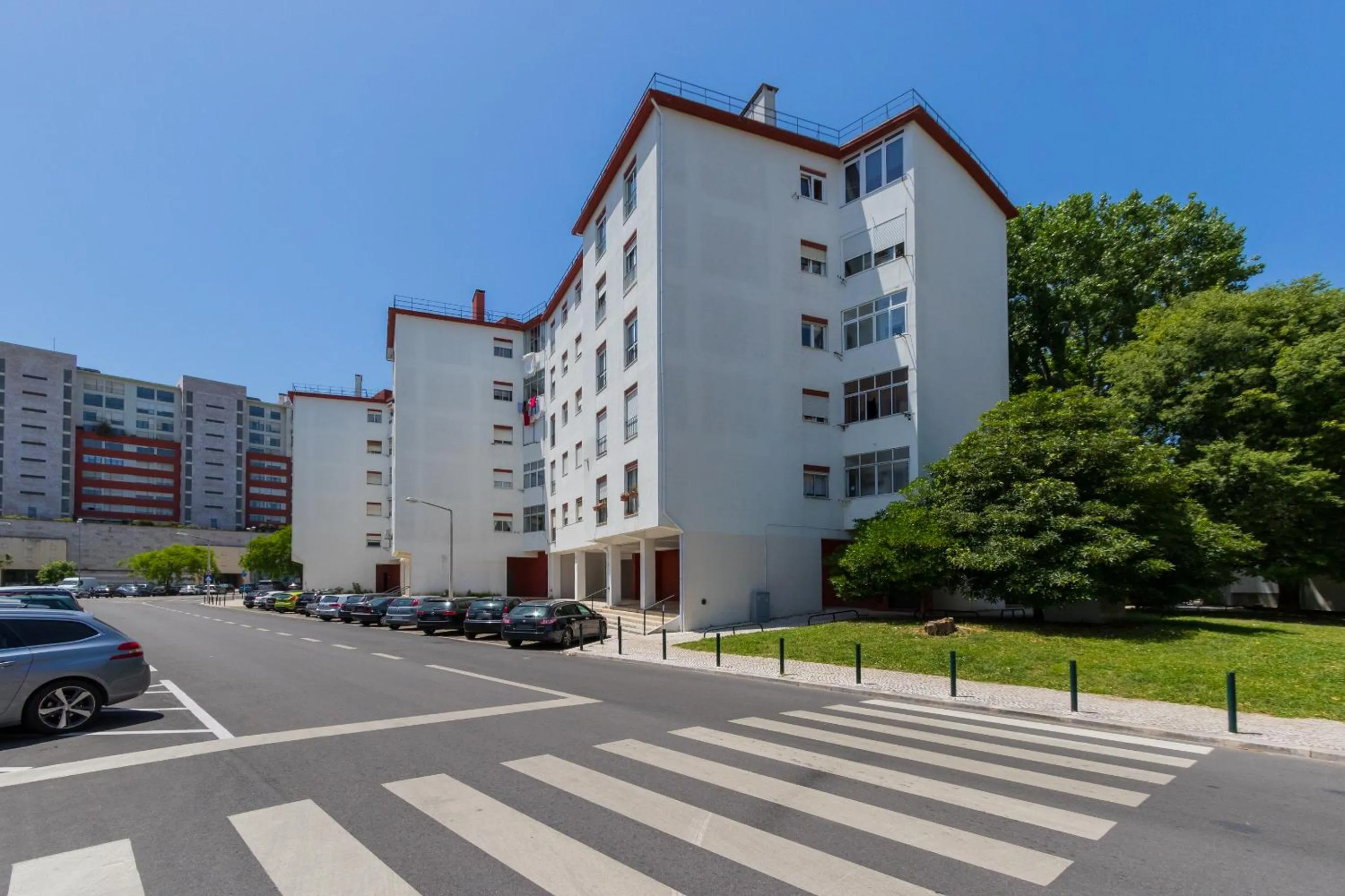 Property building in Lisbon Airport Hostel