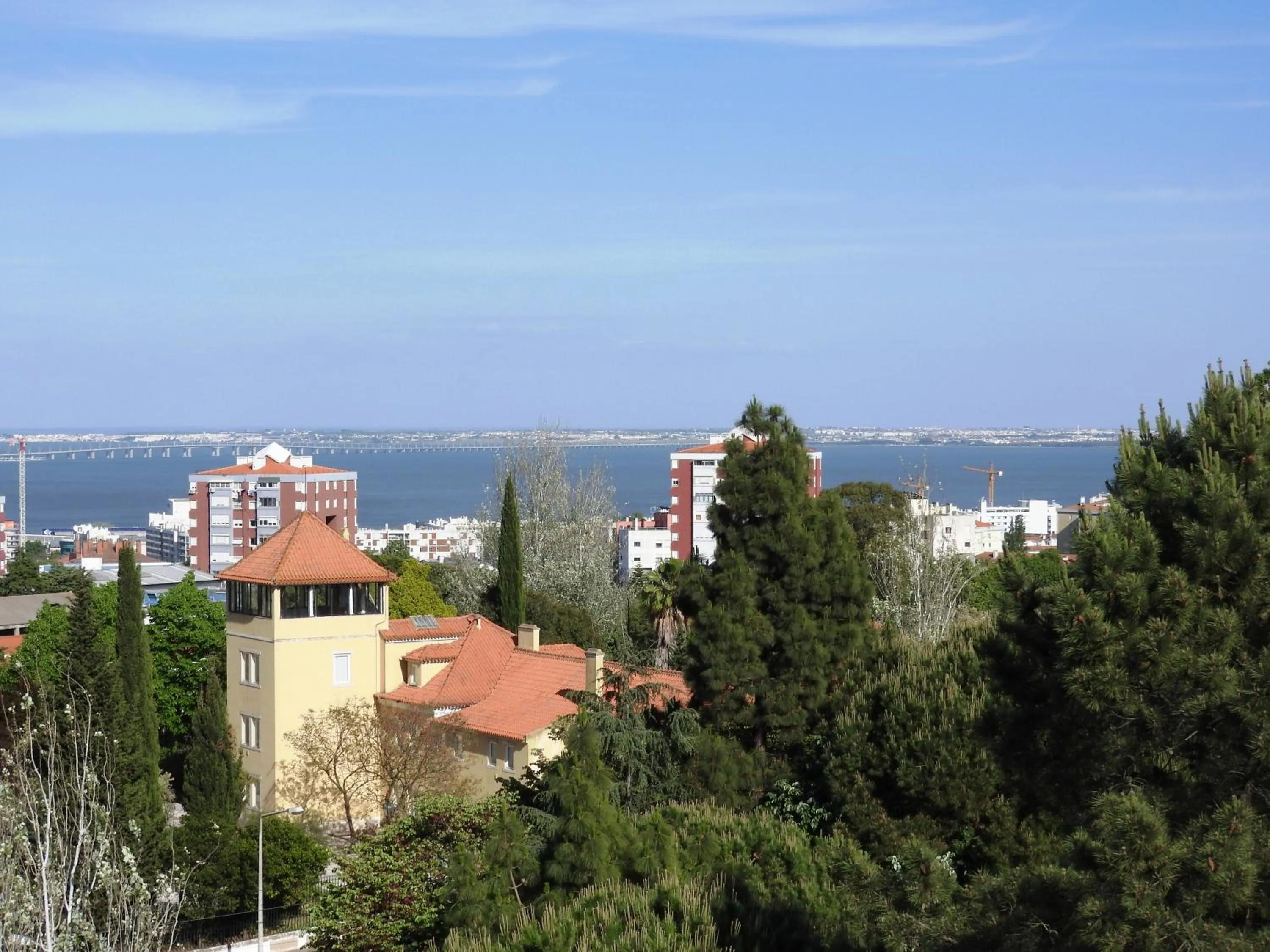 River view in Lisbon Airport Hostel