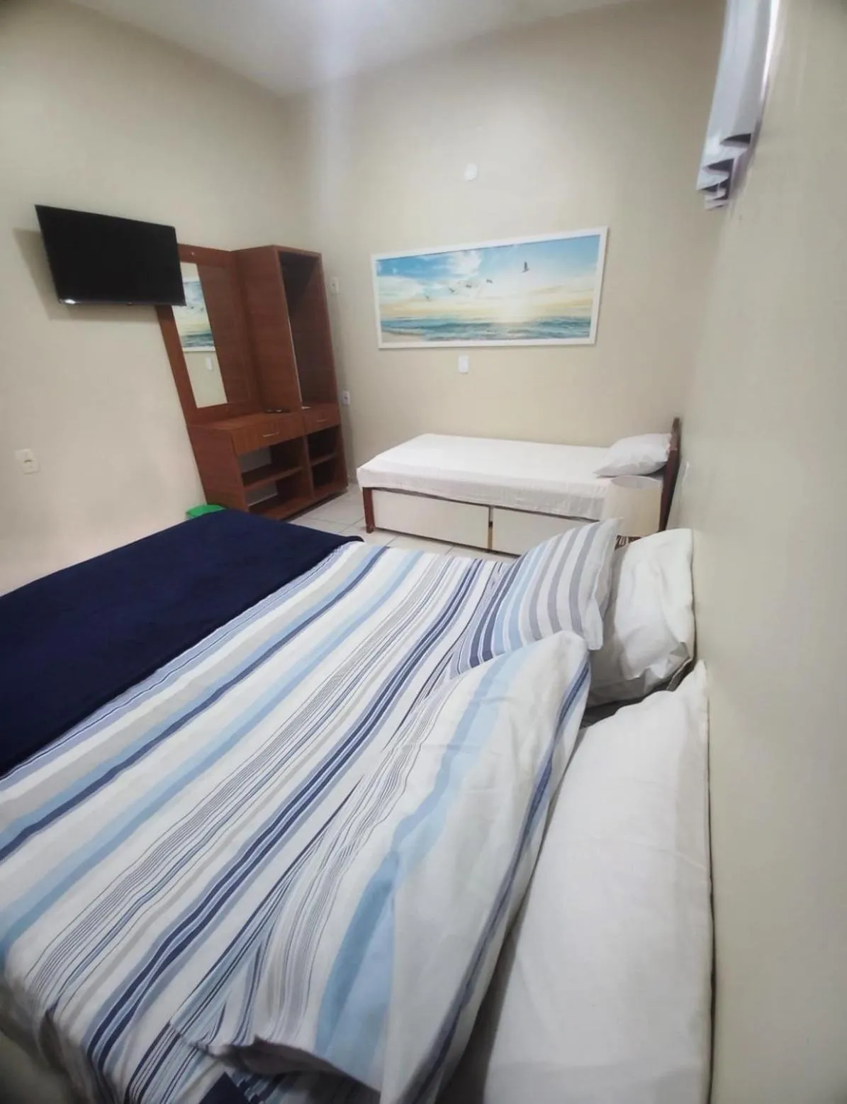 Bed in Pousada Vila Praiana