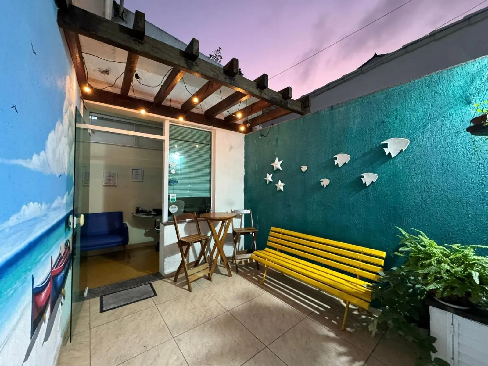 Patio in Pousada Vila Praiana