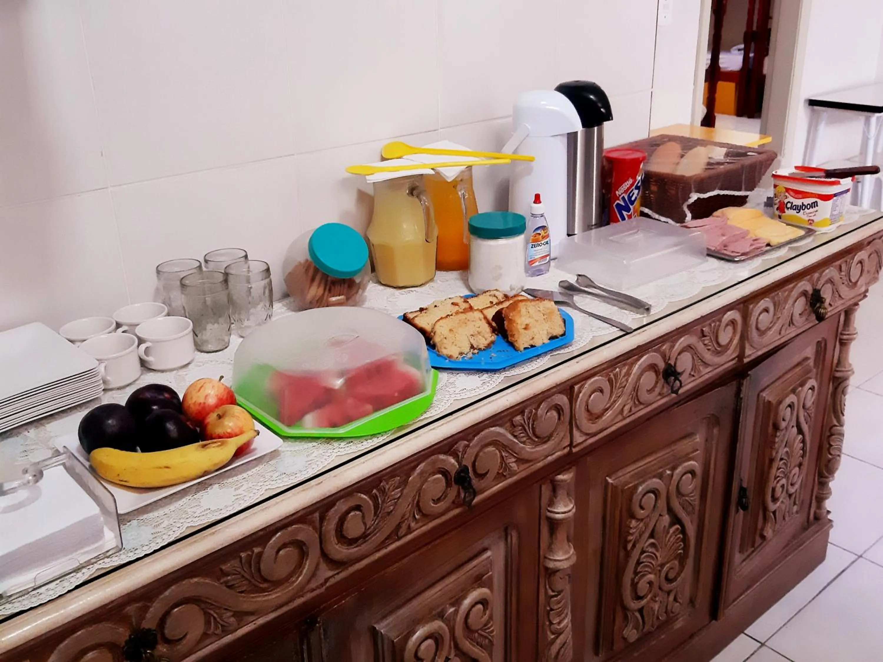 Breakfast in Pousada Vila Praiana