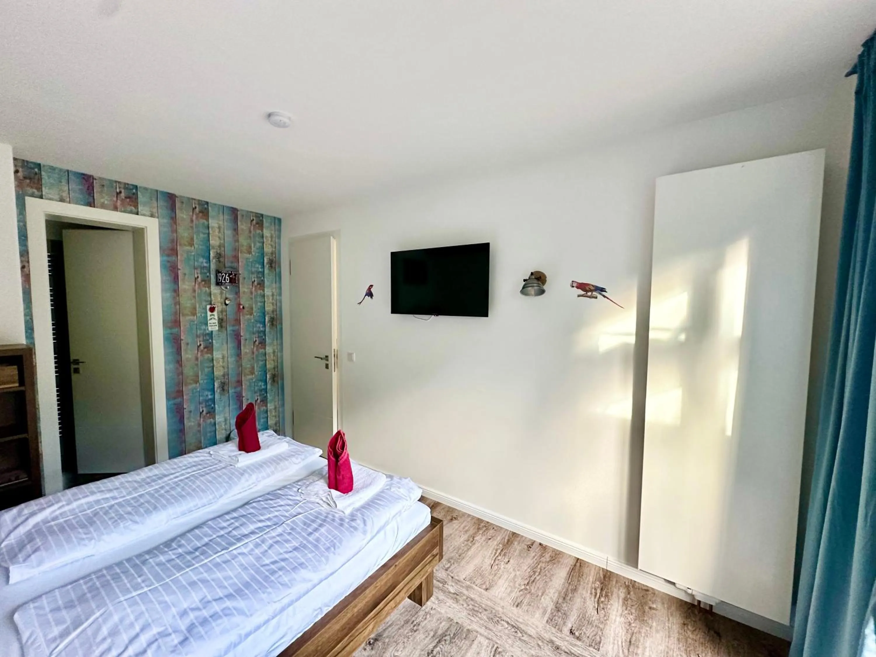 TV and multimedia, Bed in Seaside-Townhouse