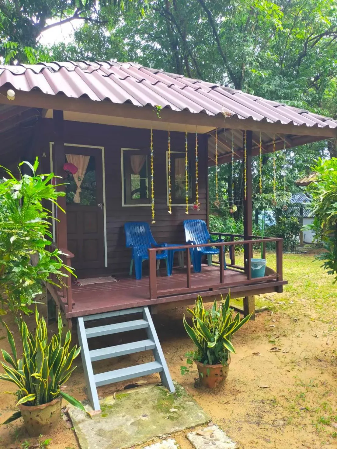 Patio in Eco Bungalow