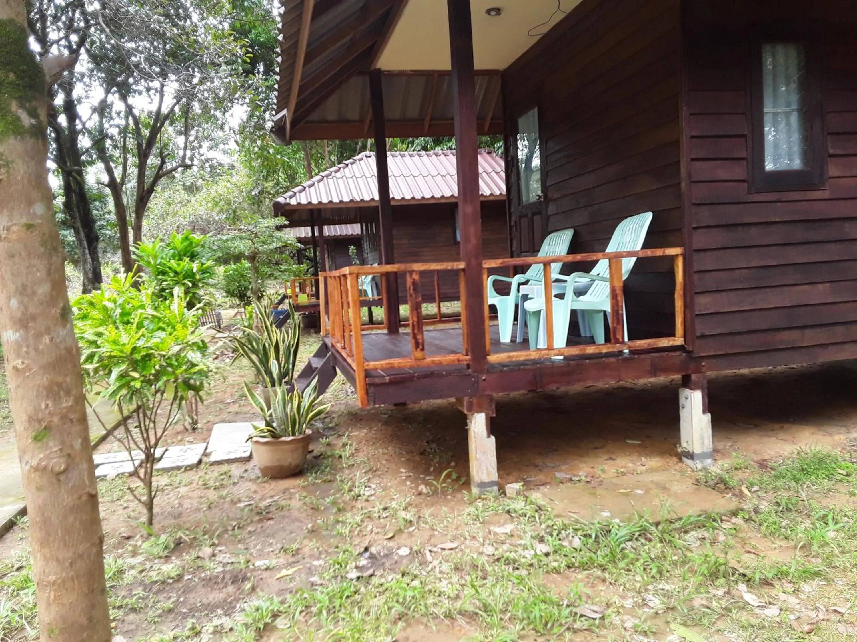 Balcony/Terrace in Eco Bungalow
