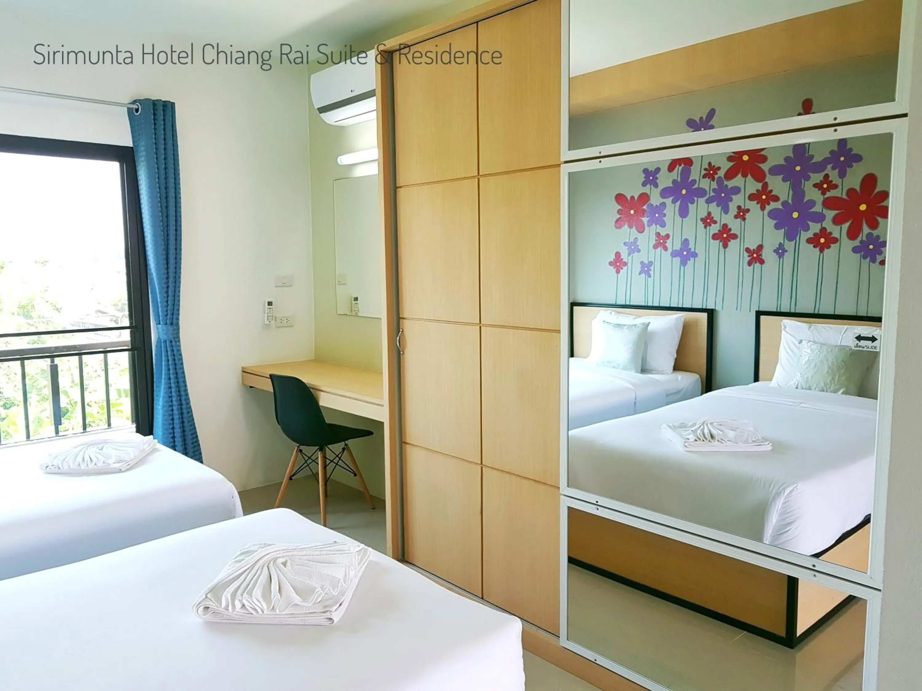 Bed in Sirimunta Hotel Chiang Rai Suite & Residence