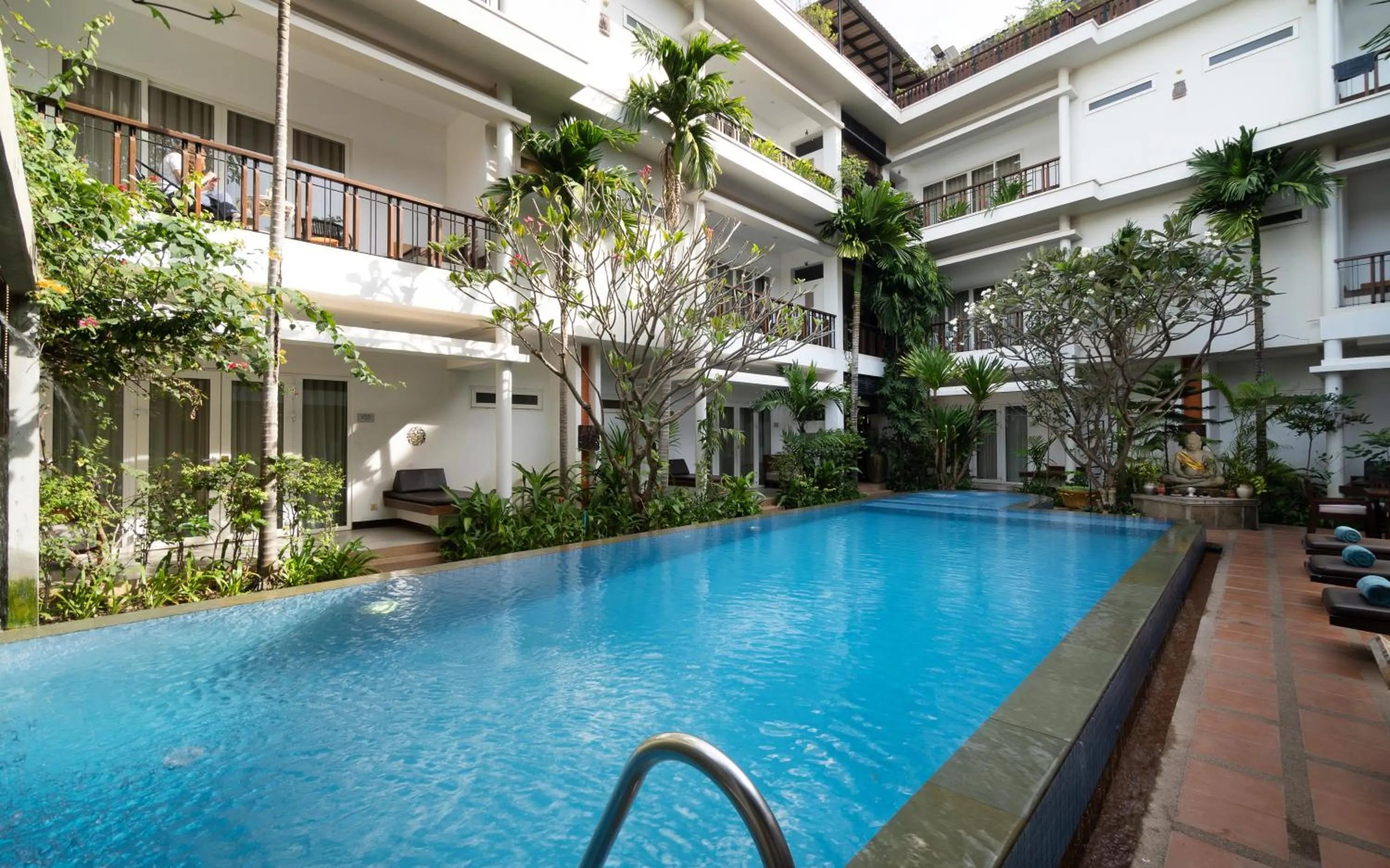 Garden in Indra Angkor Residence