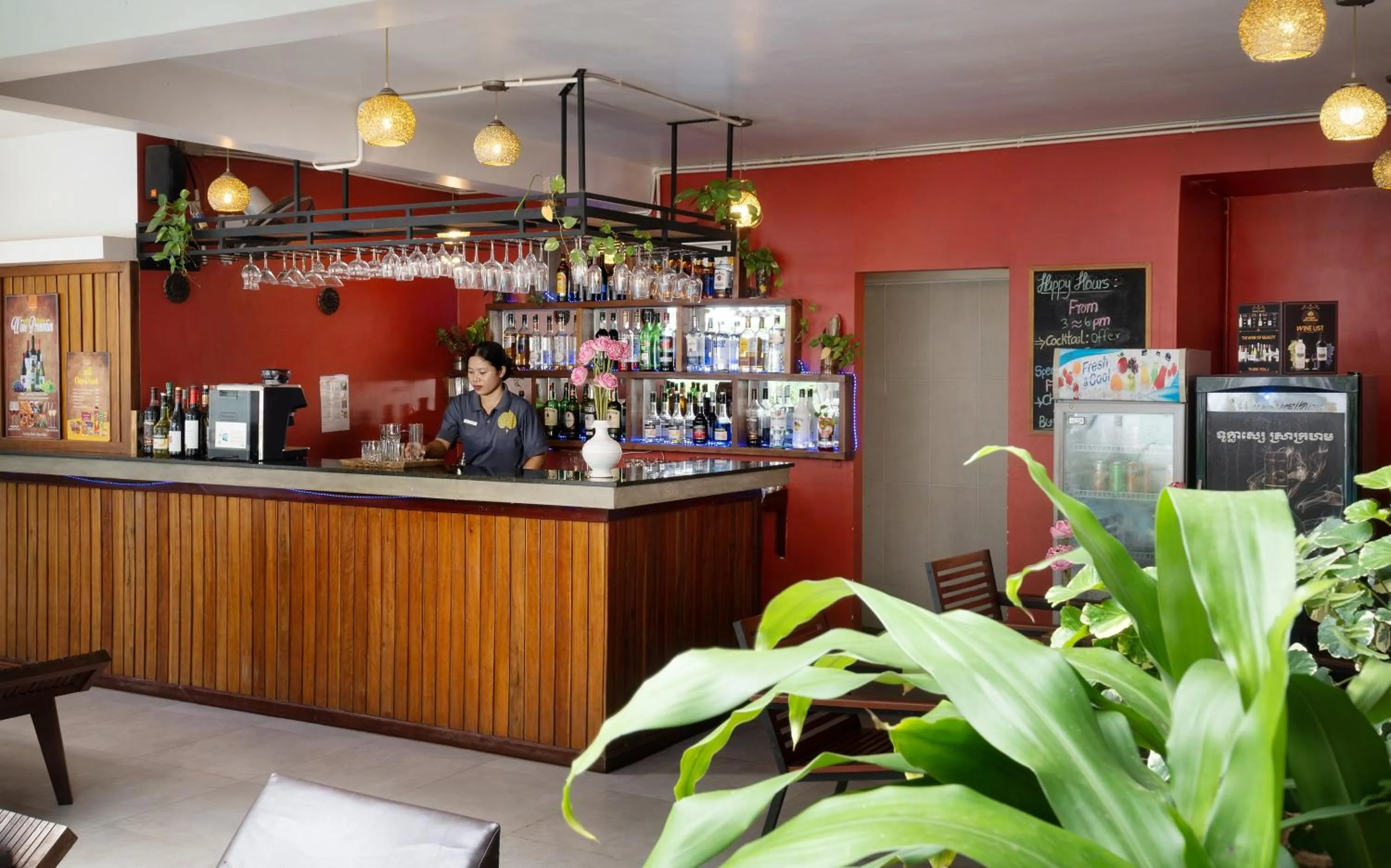 Lounge or bar in Indra Angkor Residence