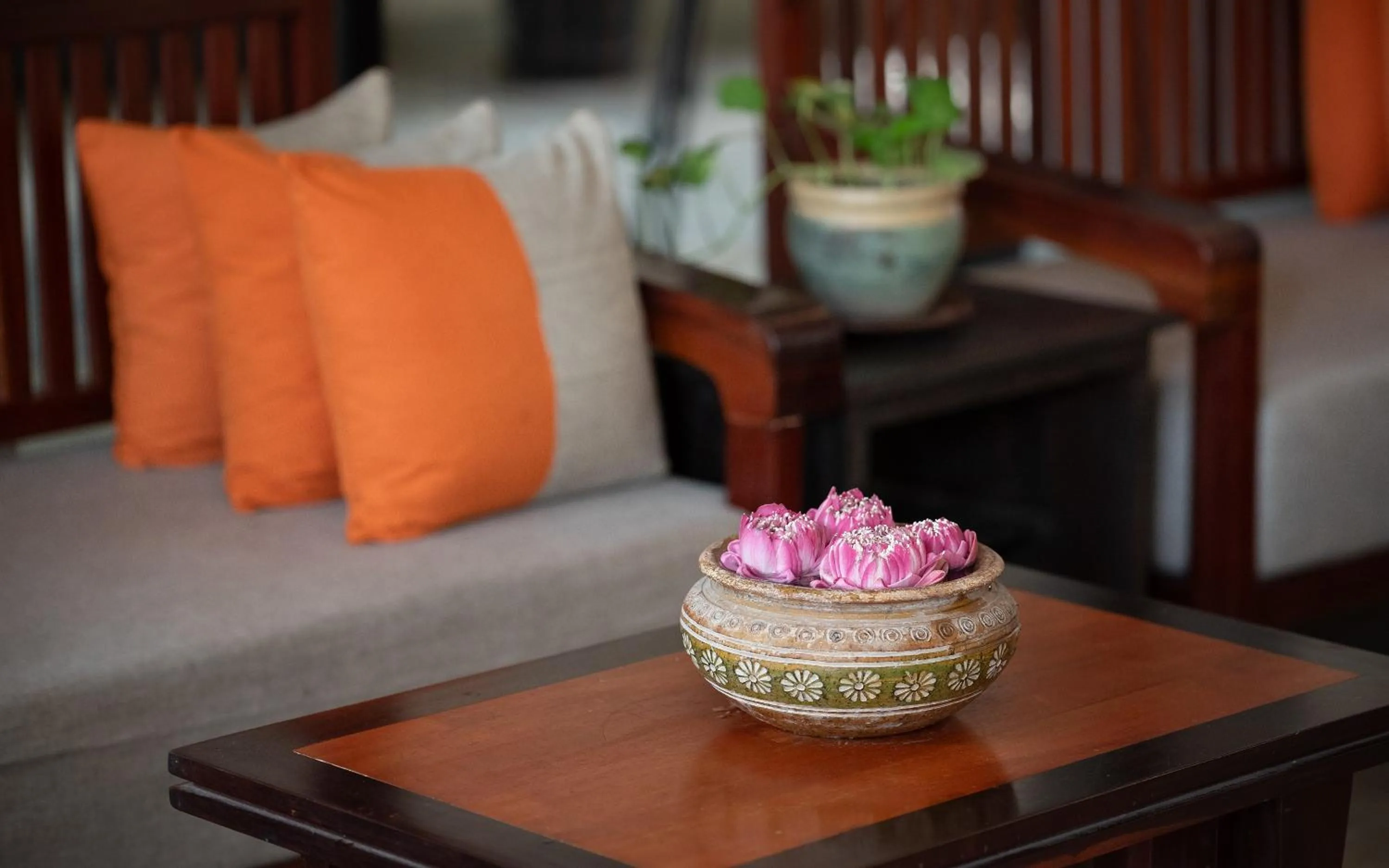 Decorative detail in Indra Angkor Residence