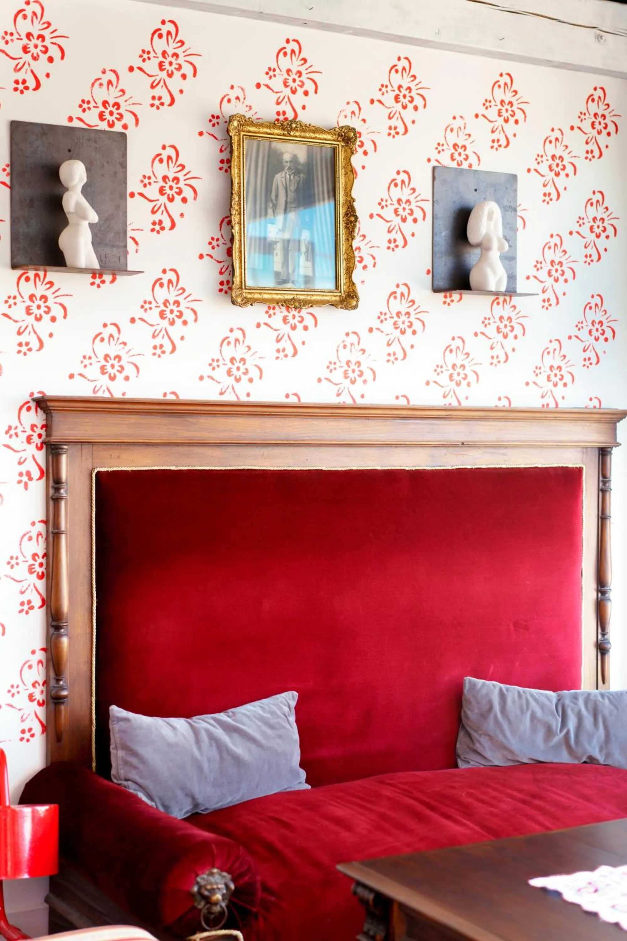 Living room, Bed in Domus Maritima