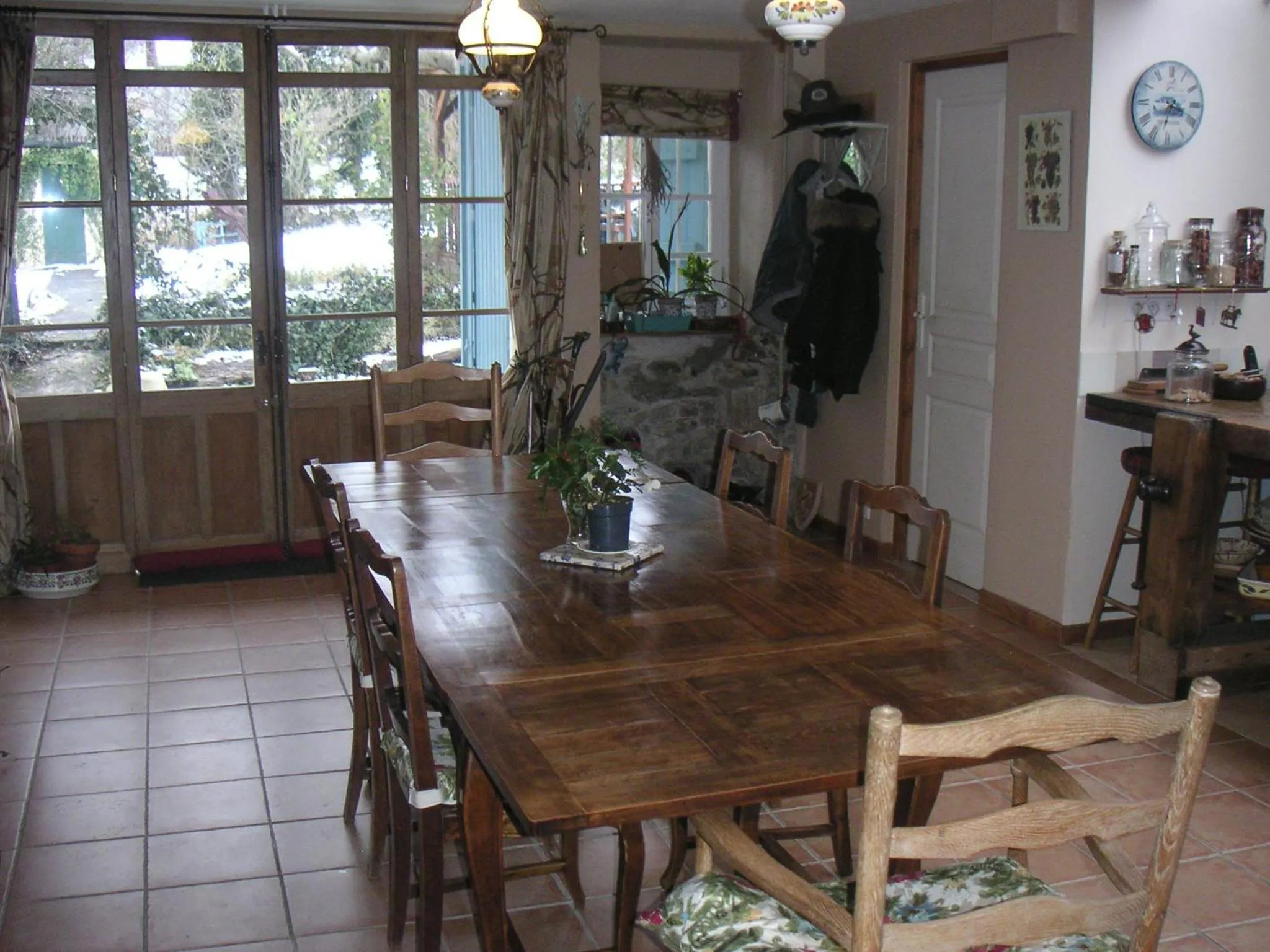 Dining area in Maison Lacoste
