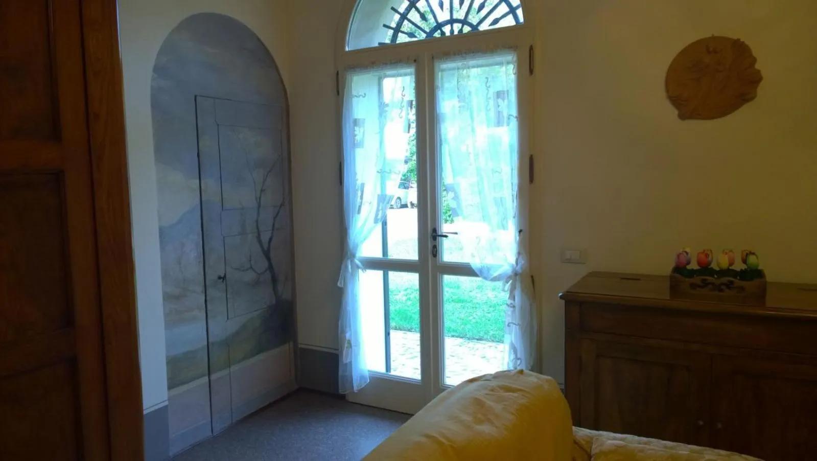 Living room, Bed in B&B Le Ripe