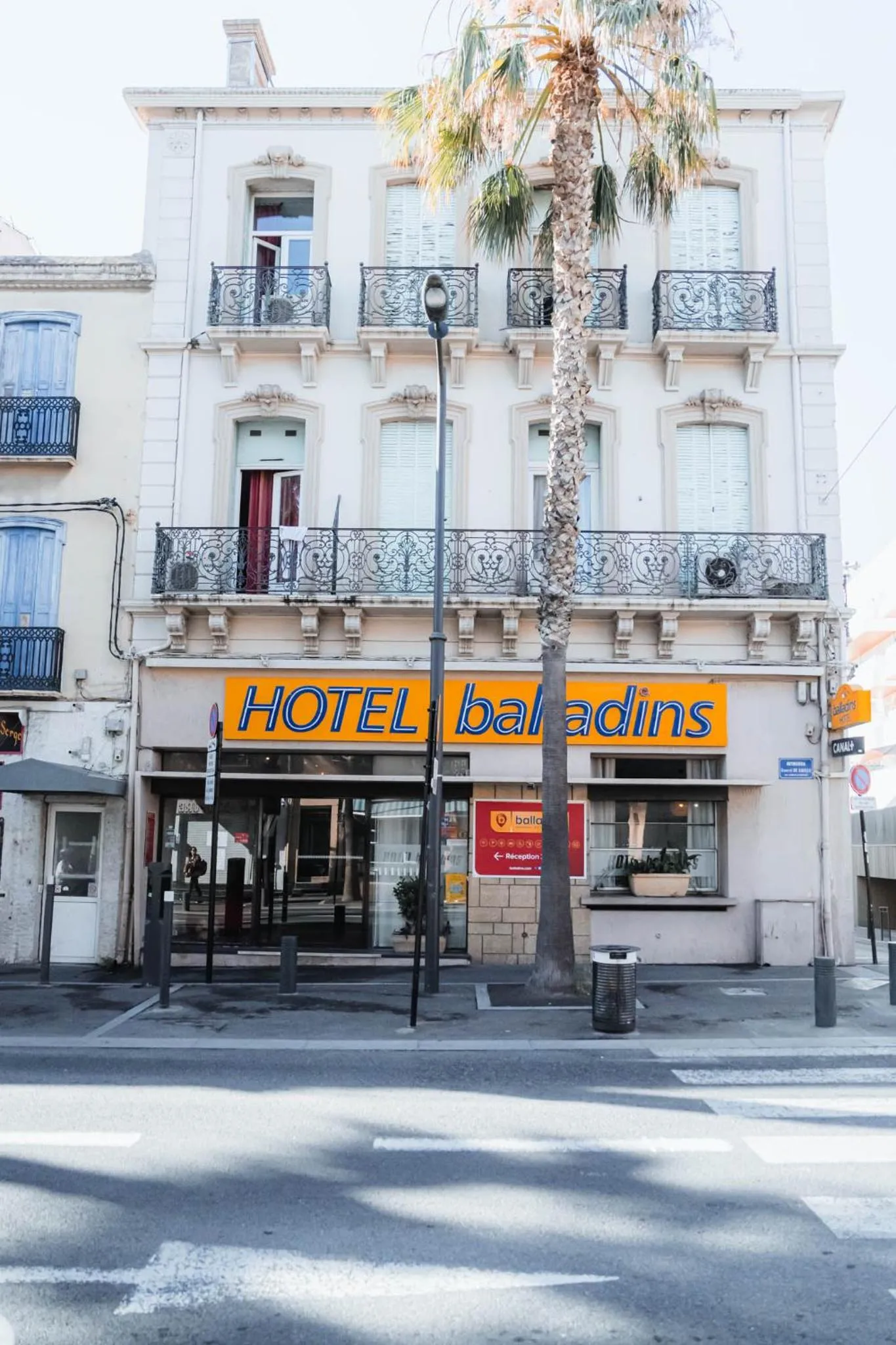 Property building in urban by balladins Perpignan