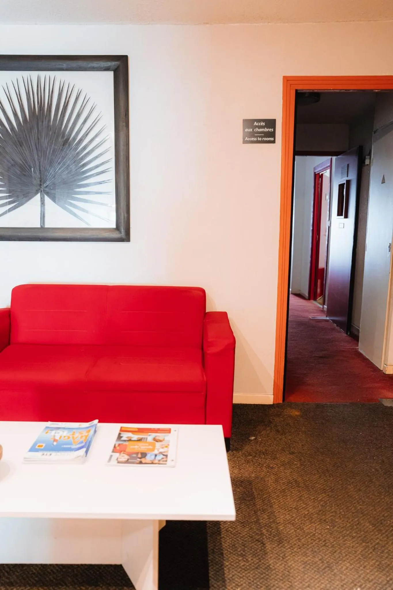 Seating area in urban by balladins Perpignan