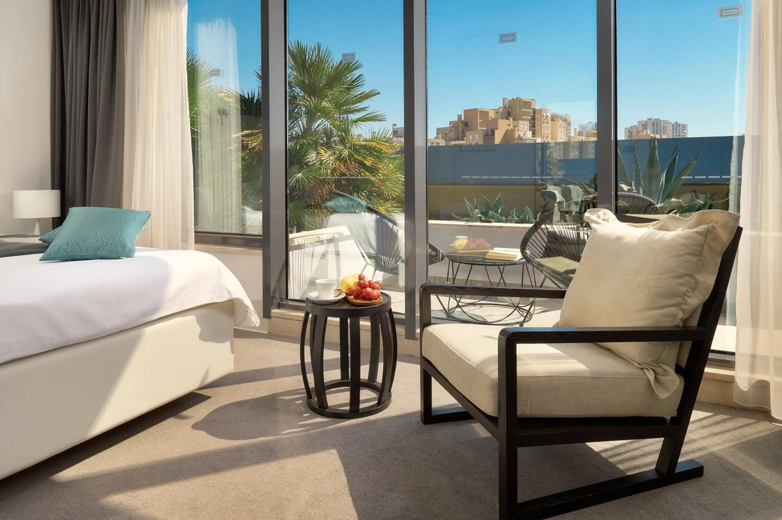 Seating area in Hotel Atrium