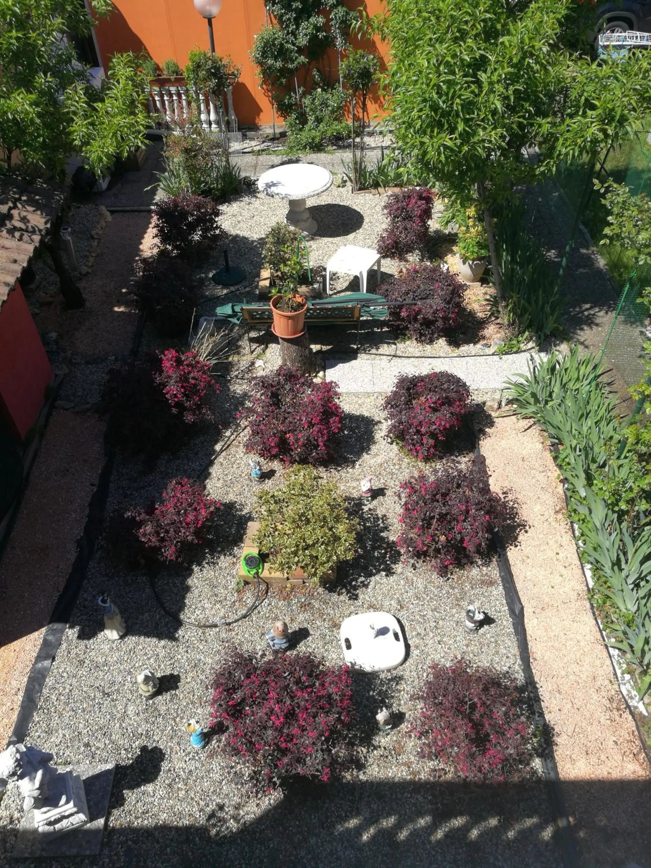 Inner courtyard view in B&B Antica Corte Lombarda