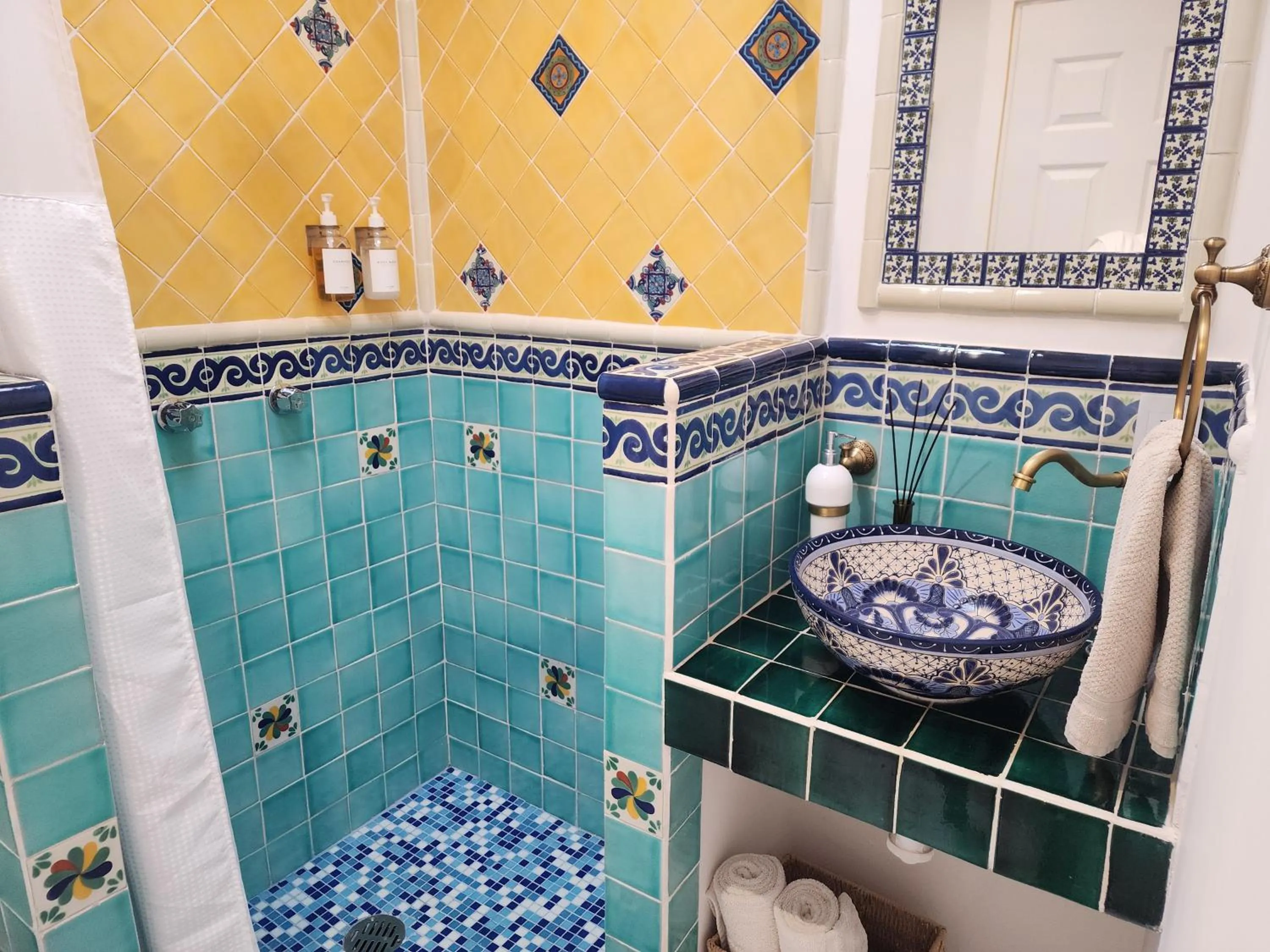 Bathroom in Casa Blanca Boutique & Organic