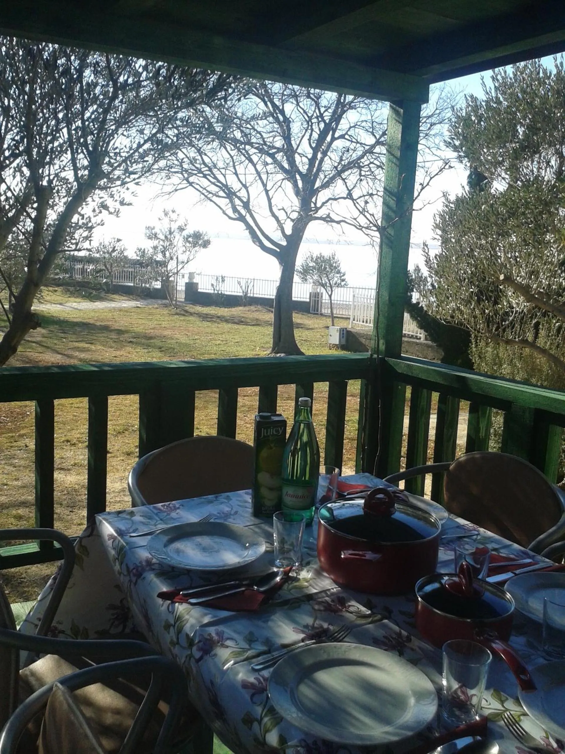 Balcony/Terrace in Mobile Homes Vila Punta