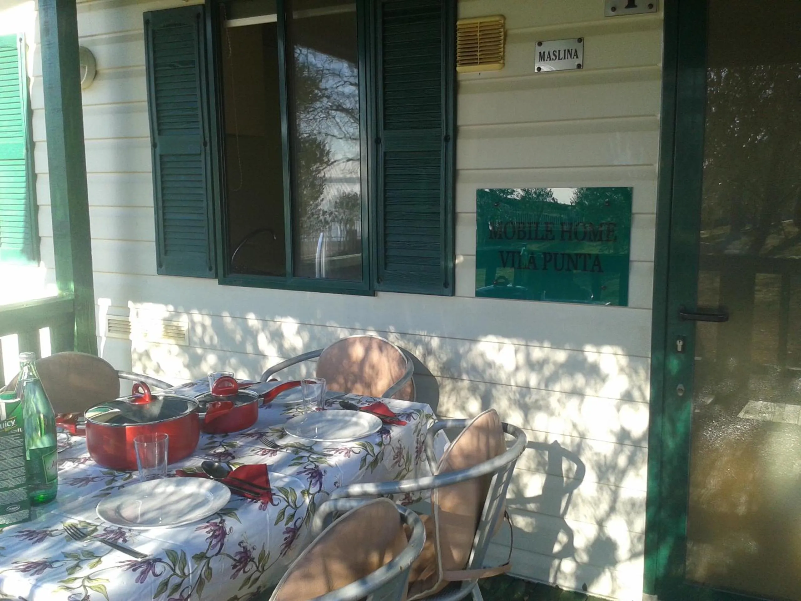 Balcony/Terrace in Mobile Homes Vila Punta