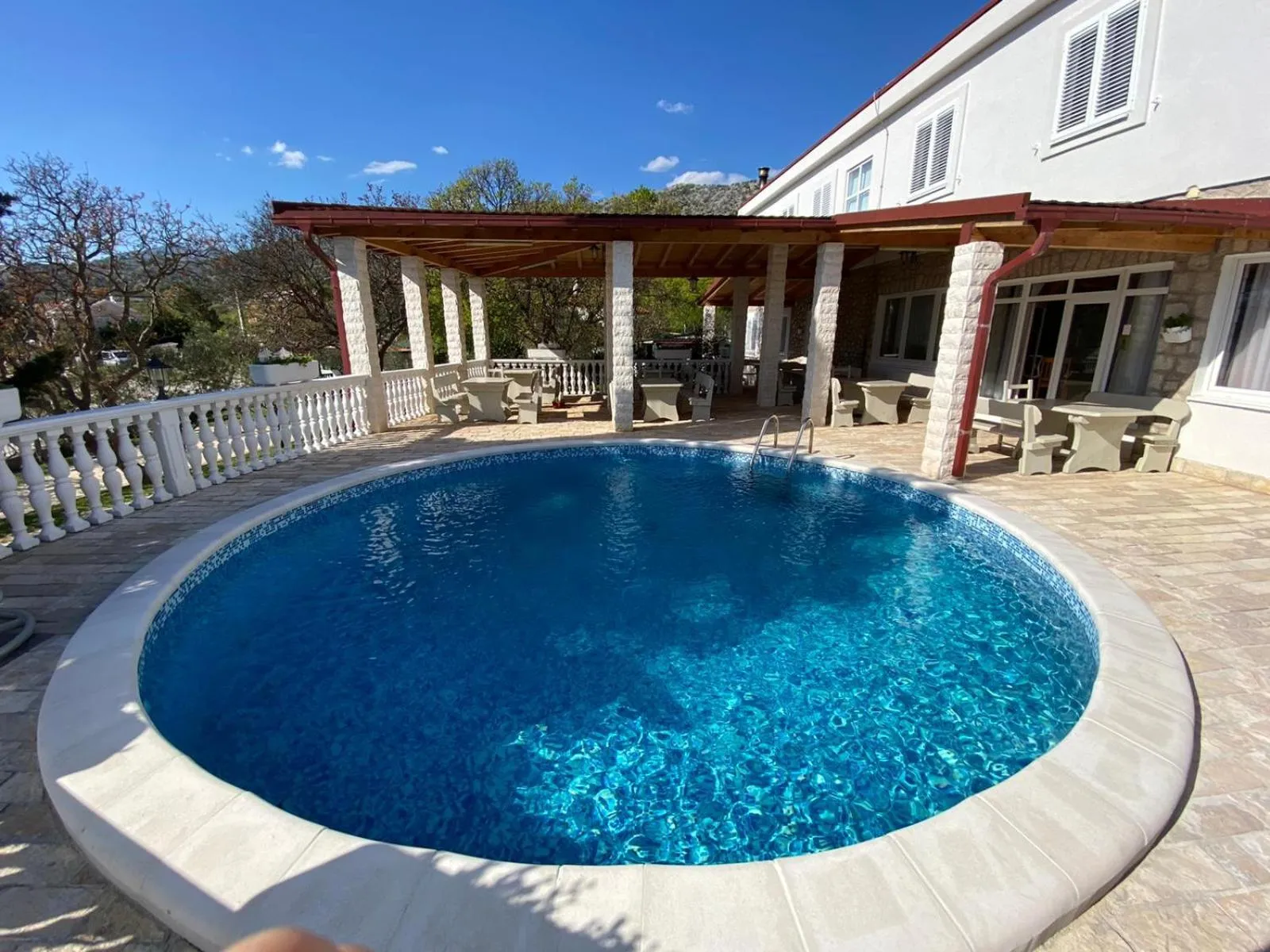 Swimming pool in Mobile Homes Vila Punta