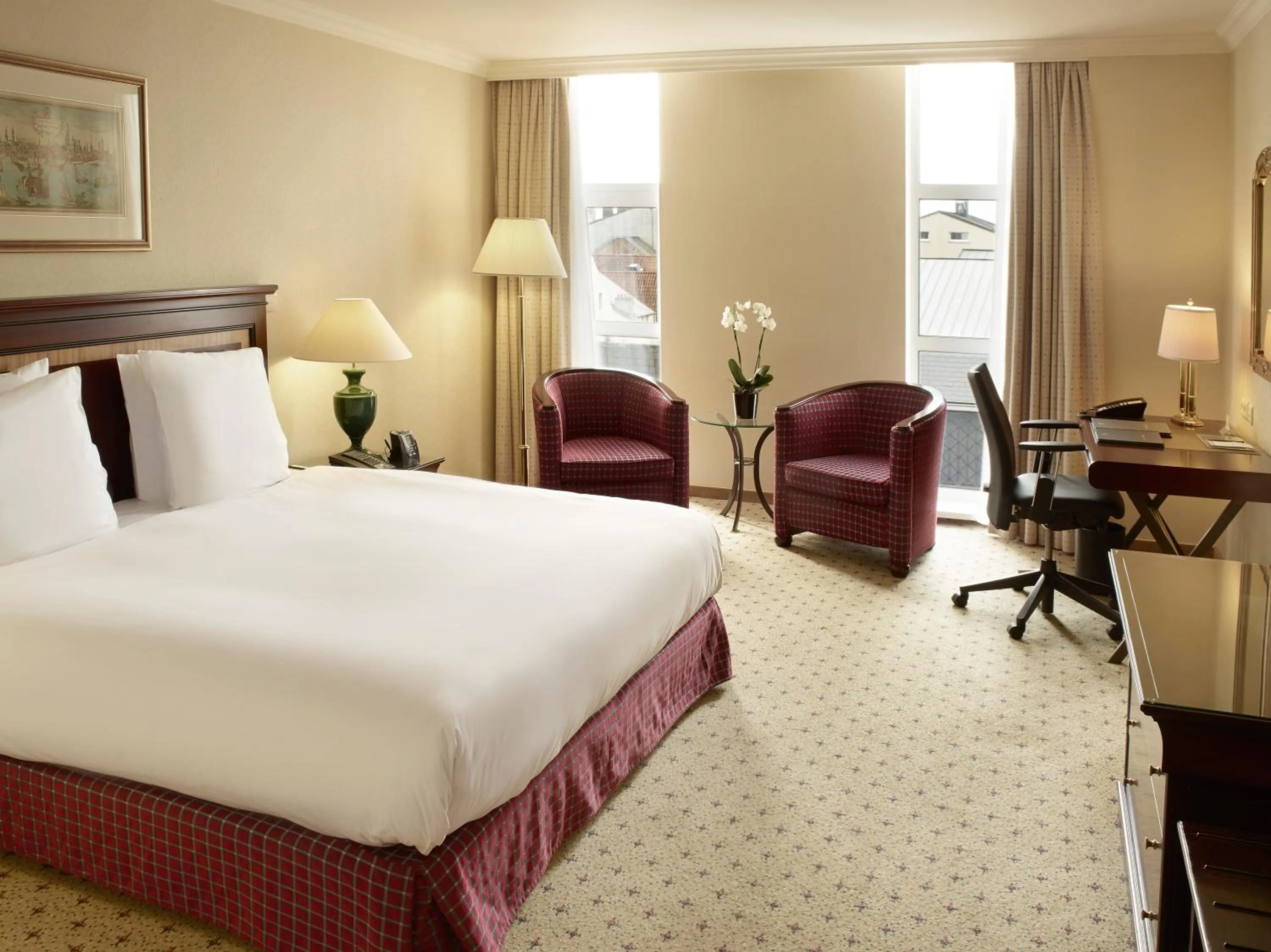 Bedroom, Bed in Hilton Antwerp Old Town