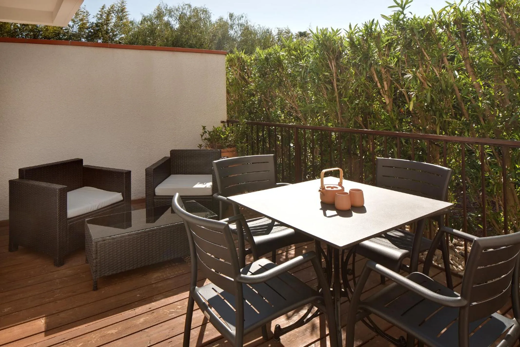 Patio in Le Cottage - Hotel & Spa