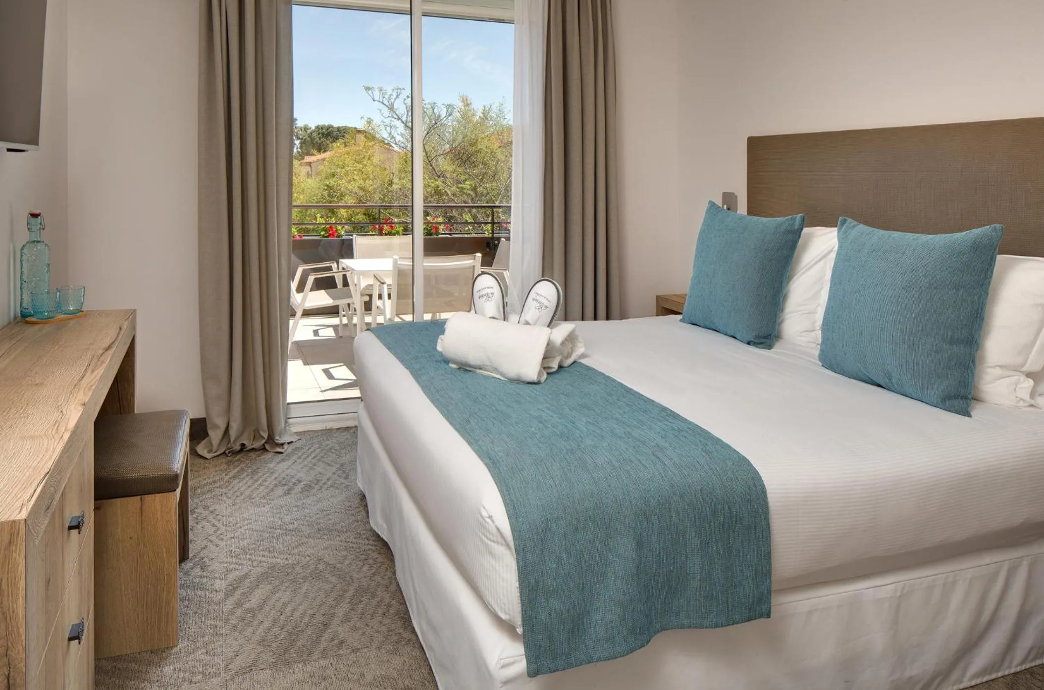 Bed in Le Cottage - Hotel & Spa