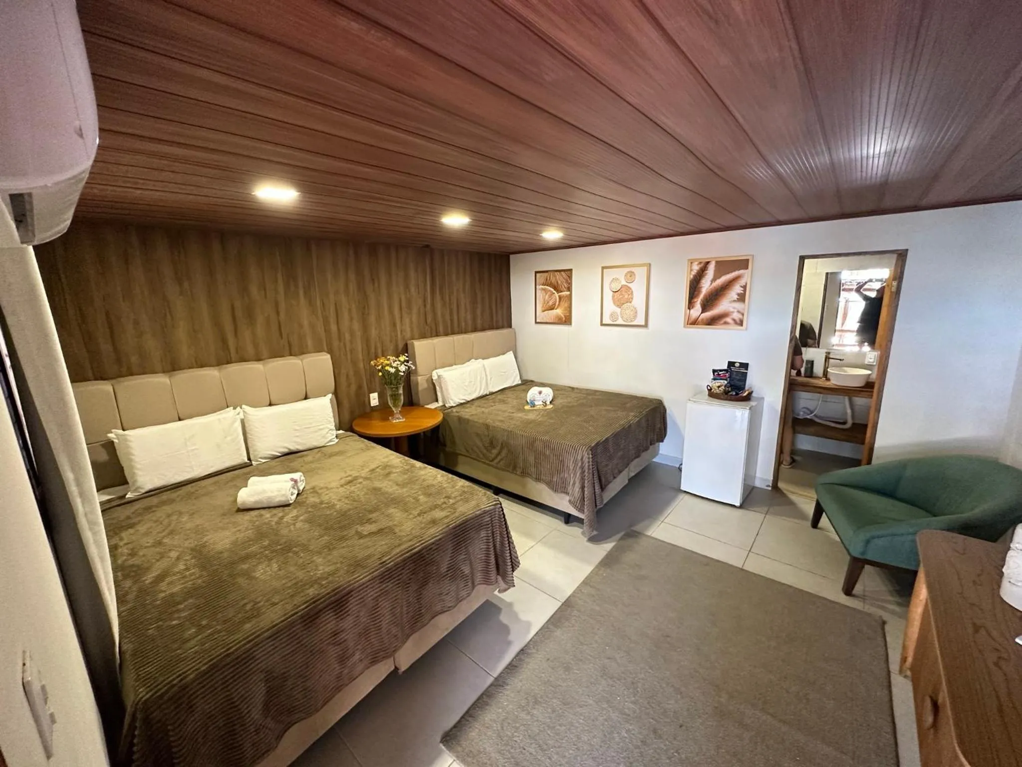 Bed in Pousada Beach House Coqueirinho