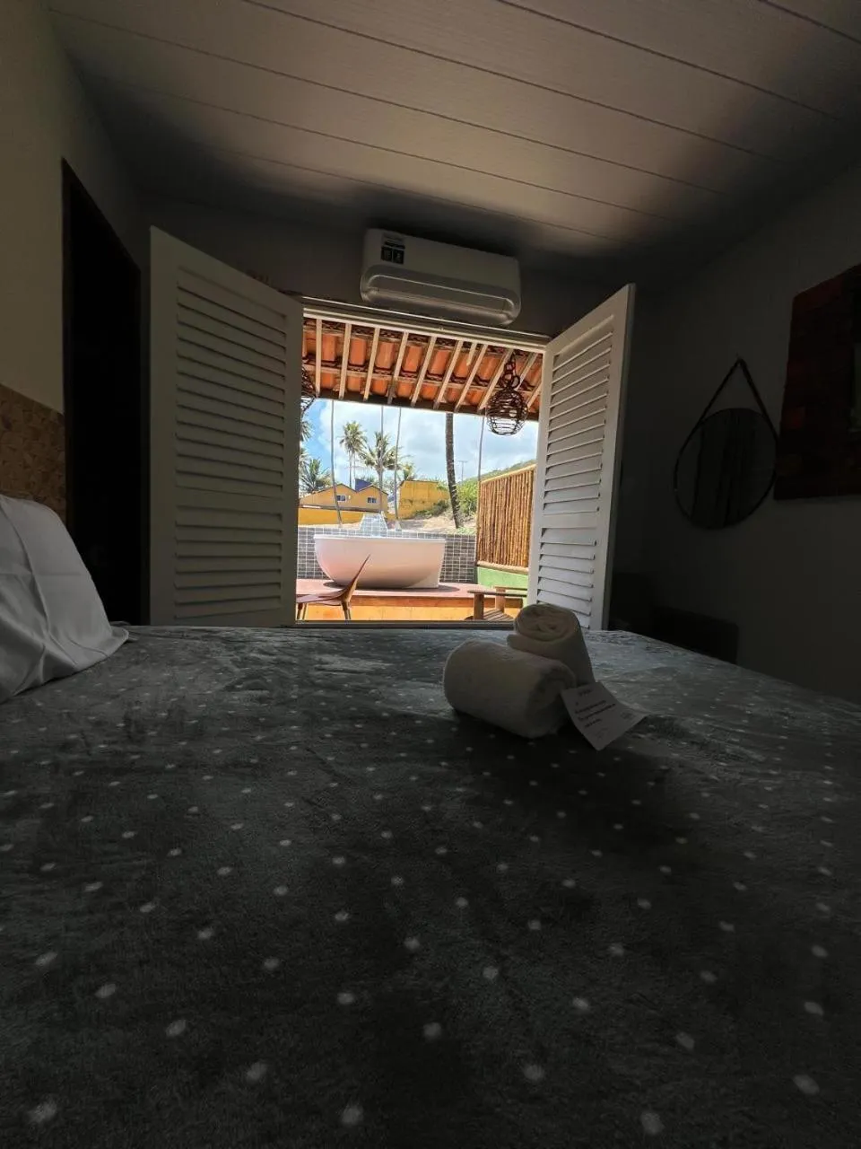 Bed in Pousada Beach House Coqueirinho