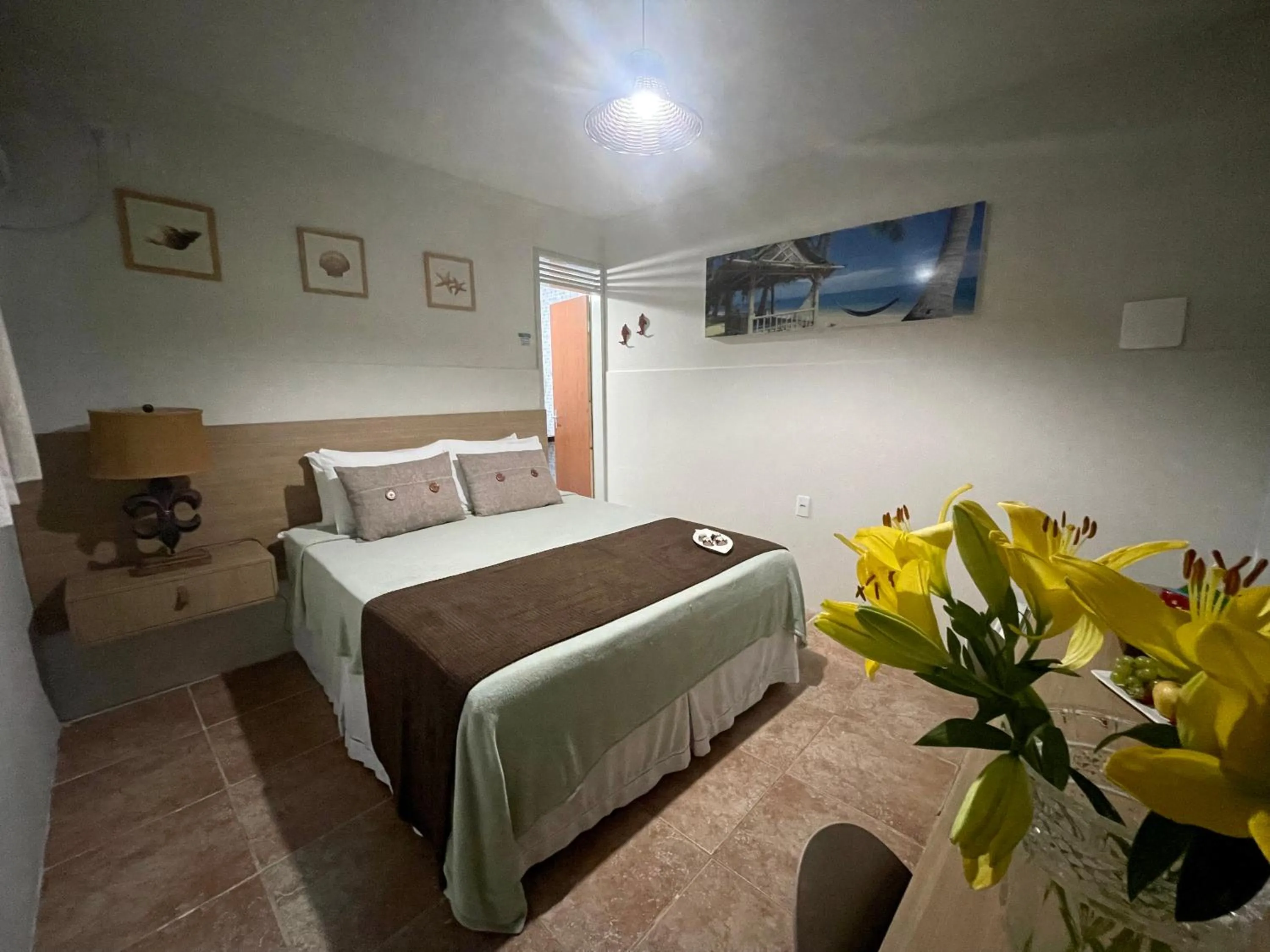 Bed in Pousada Beach House Coqueirinho