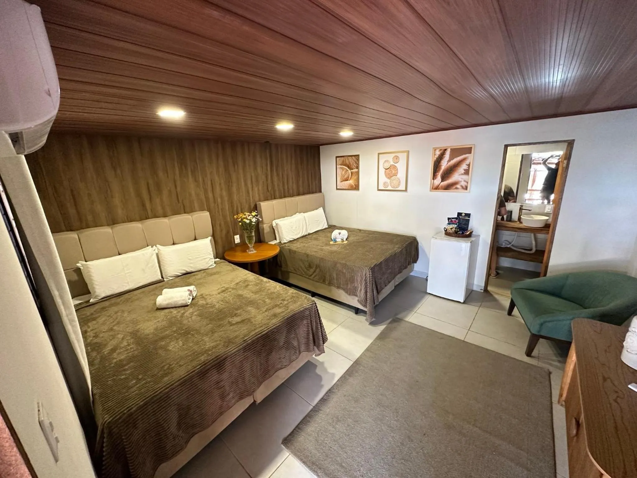 Bed in Pousada Beach House Coqueirinho