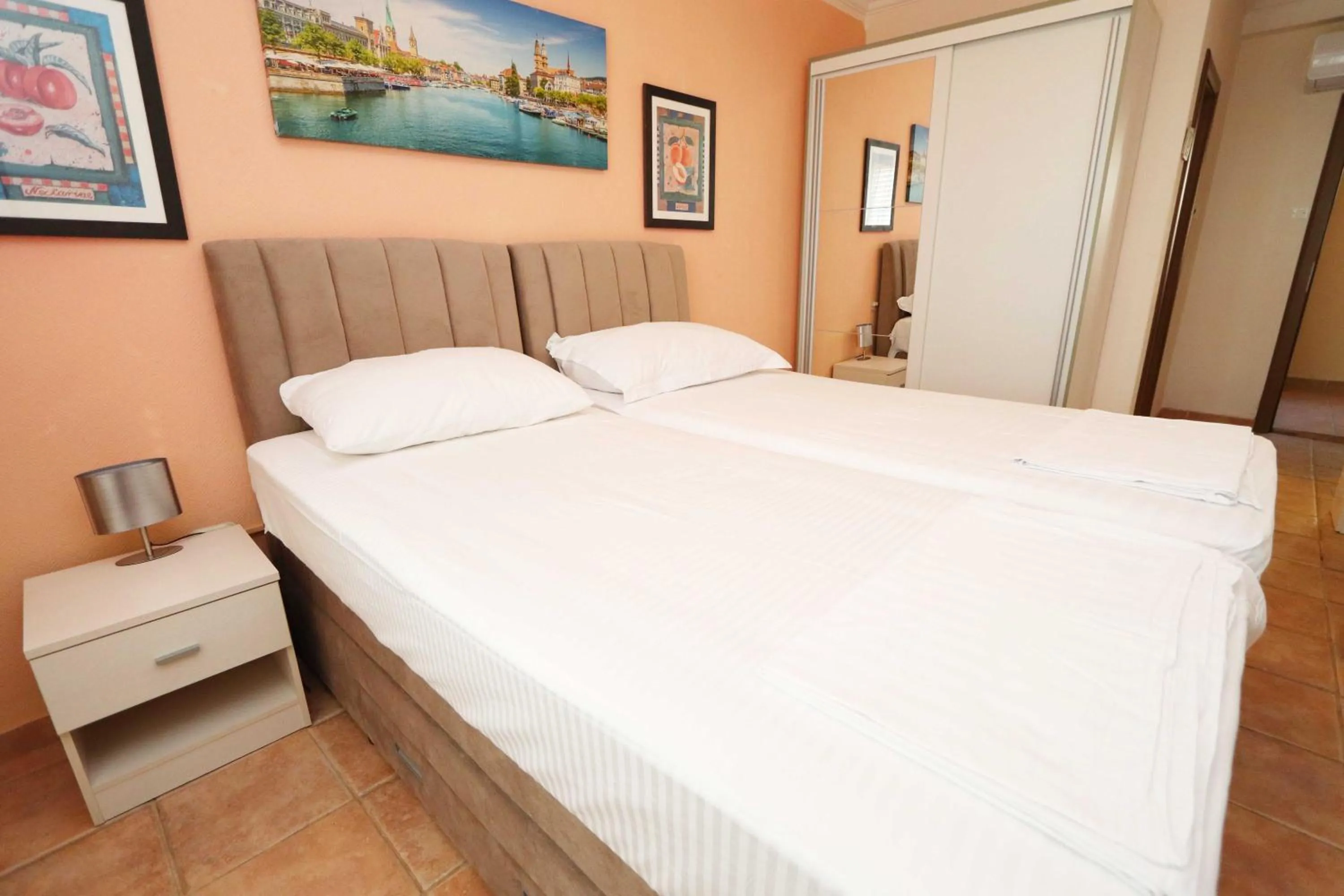 Bed in Hotel Pansion Villa Antonio