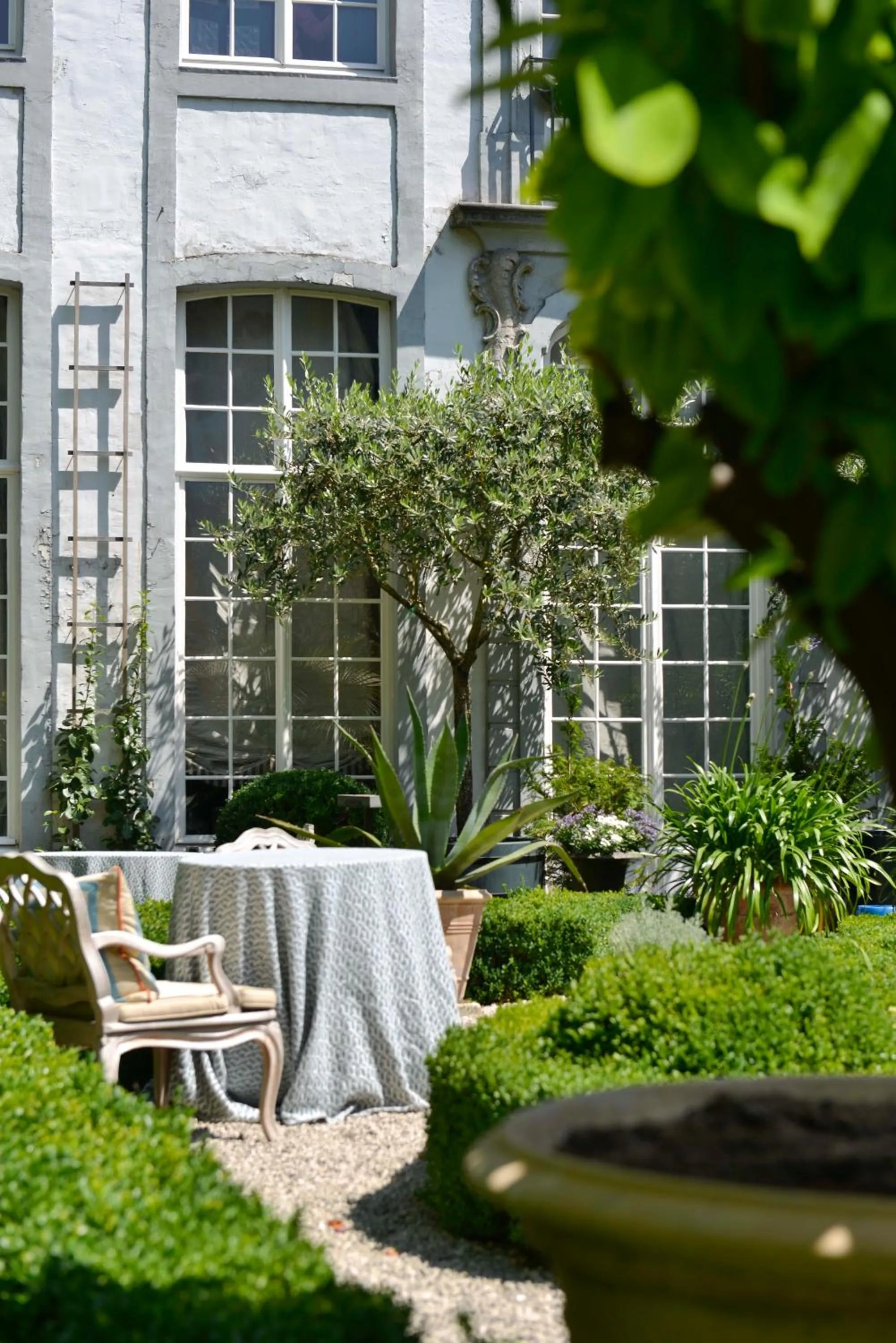 Garden in B&B The Verhaegen