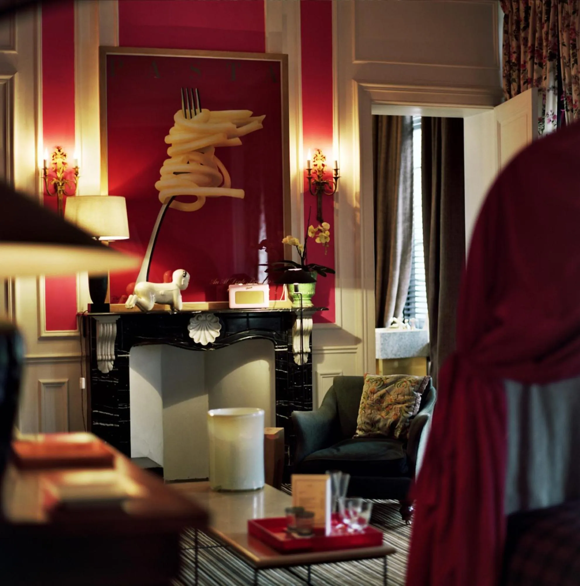 Seating area in B&B The Verhaegen